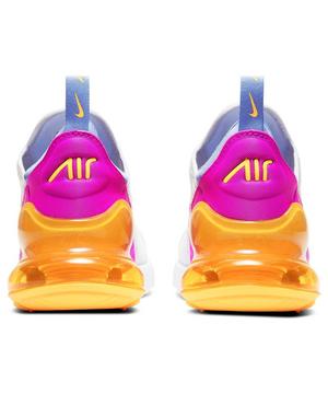 Nike Air Max 270 White Pink Orange Women S Running Shoe Hibbett City Gear
