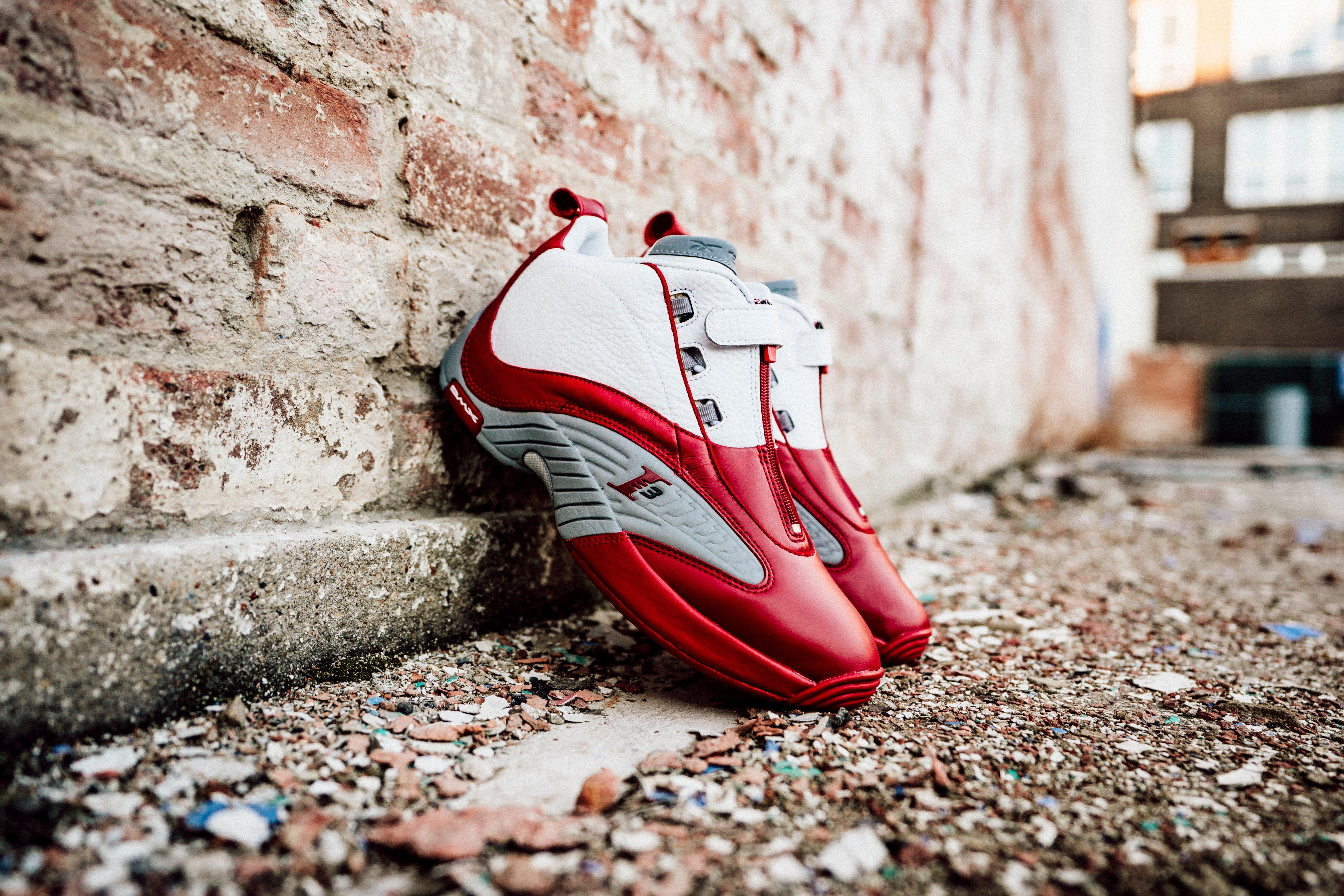 Reebok answer store 4 red white