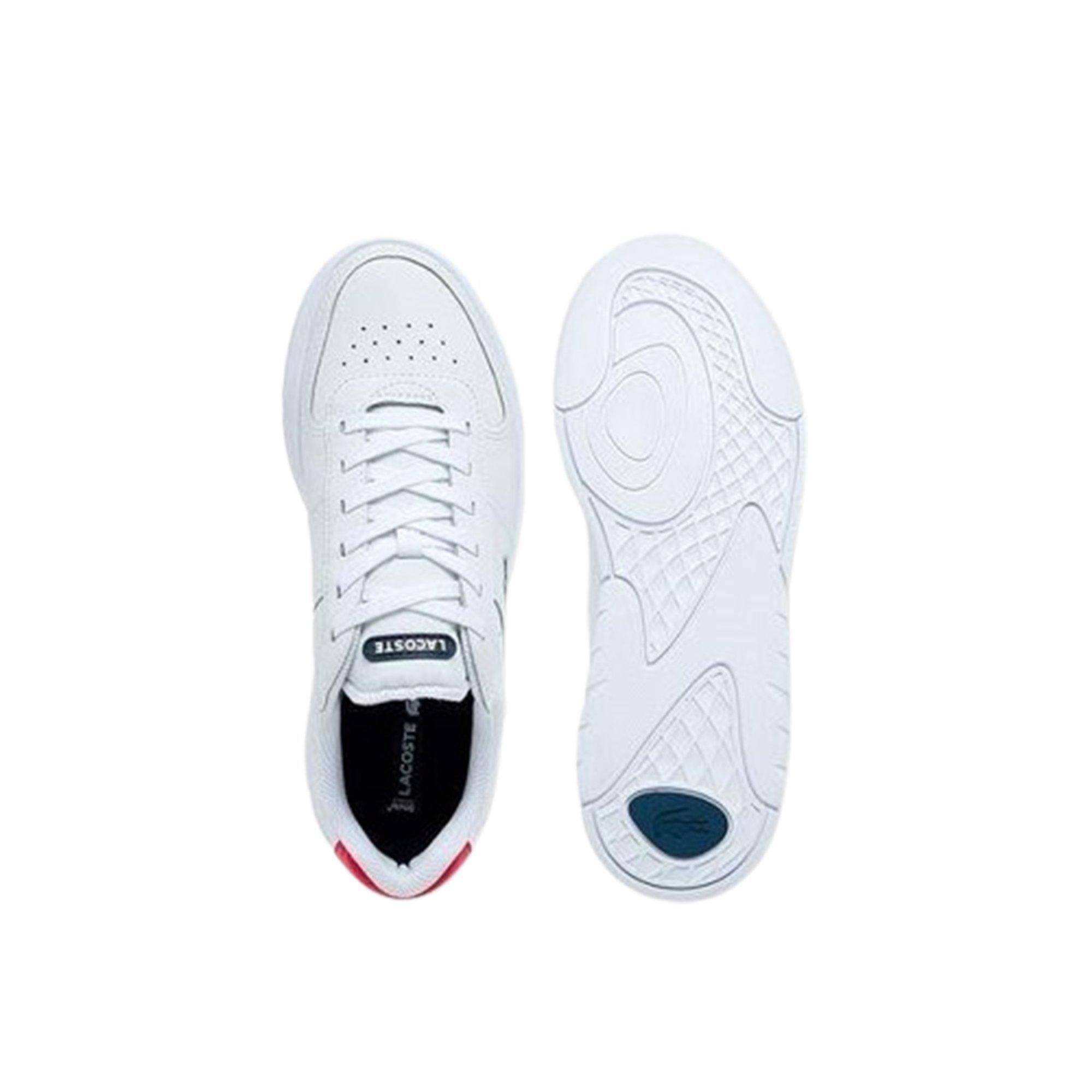 Lacoste Game Advance 0721 White/Navy/Red Men's Shoe - Hibbett