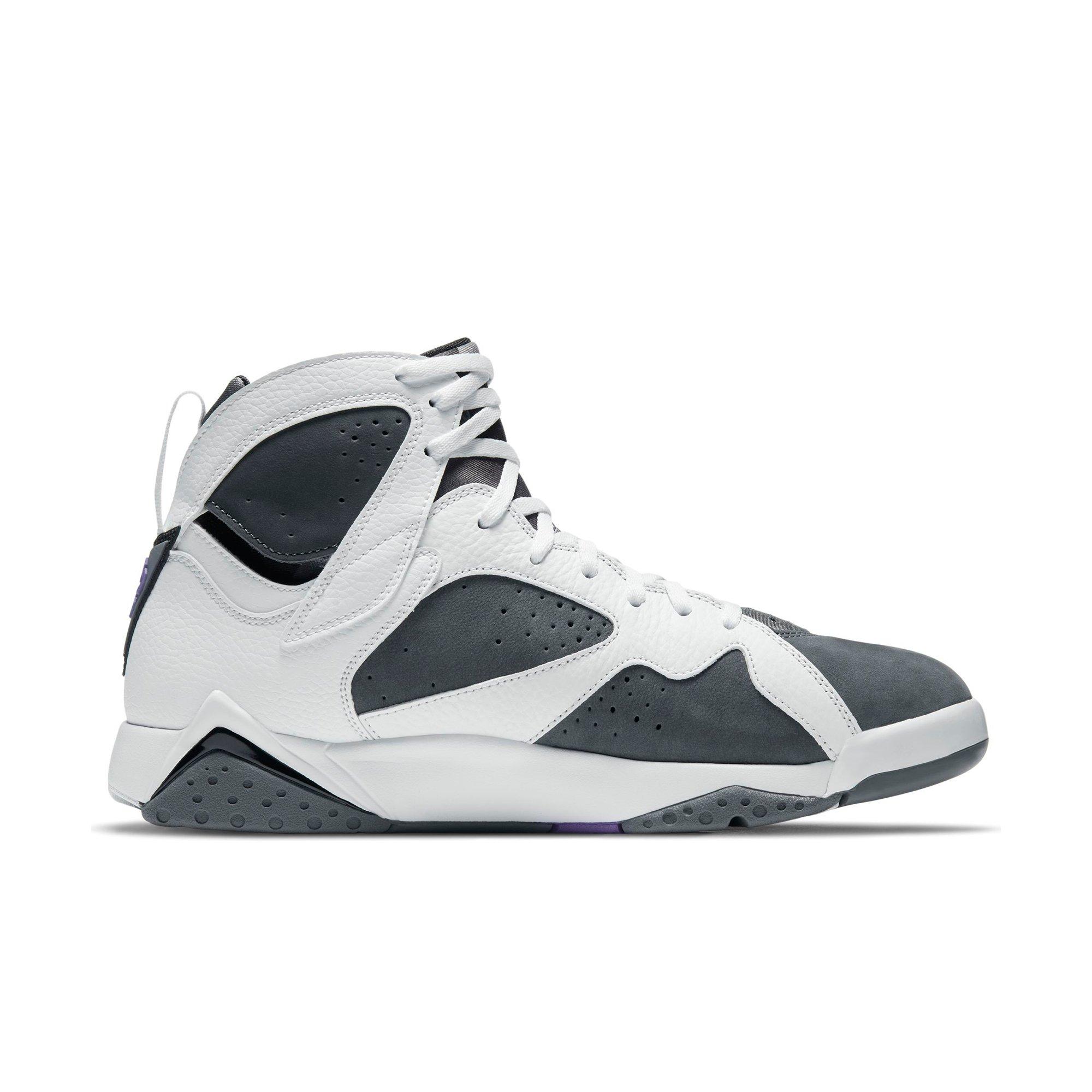 gray and purple jordan 7