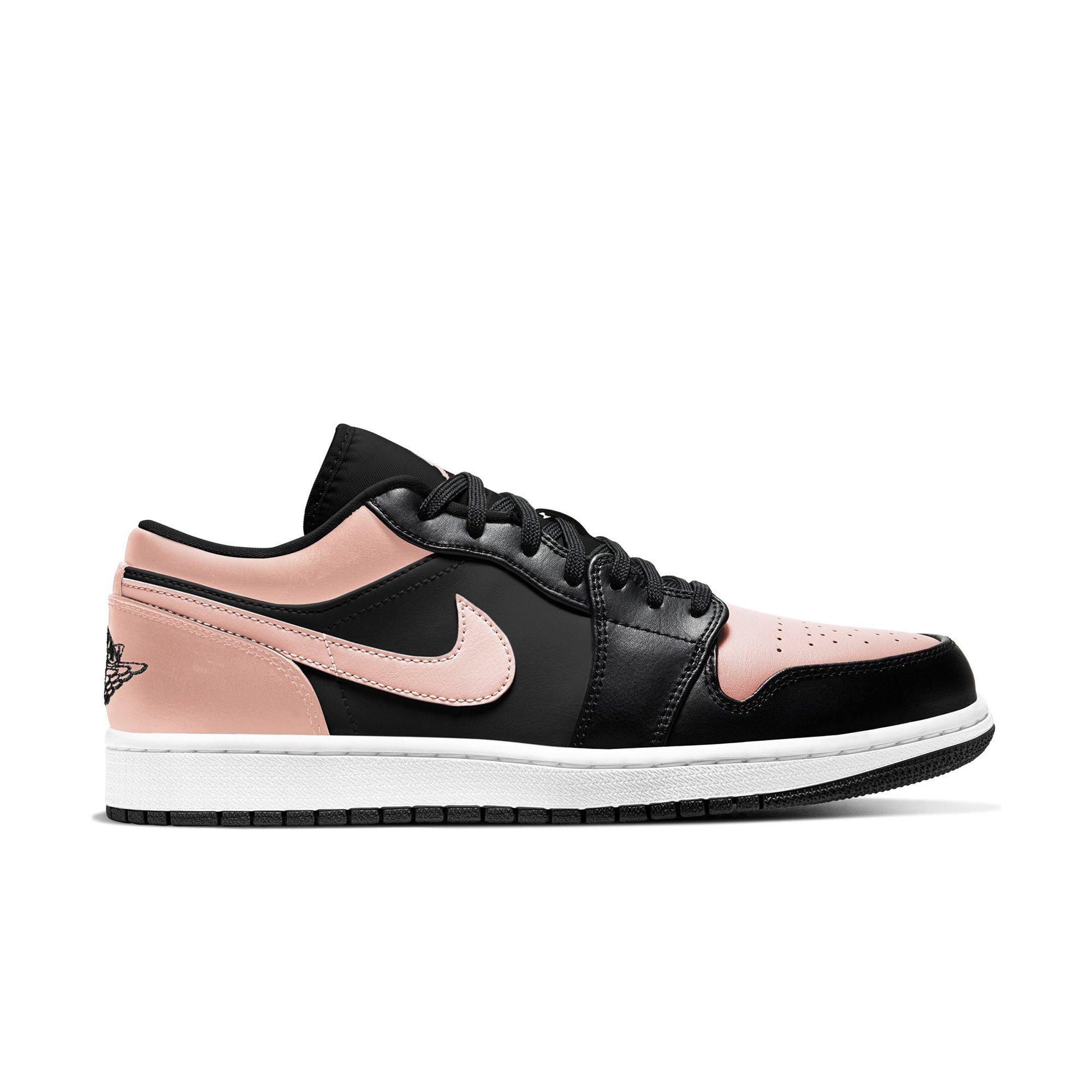 black white arctic orange jordan 1 low