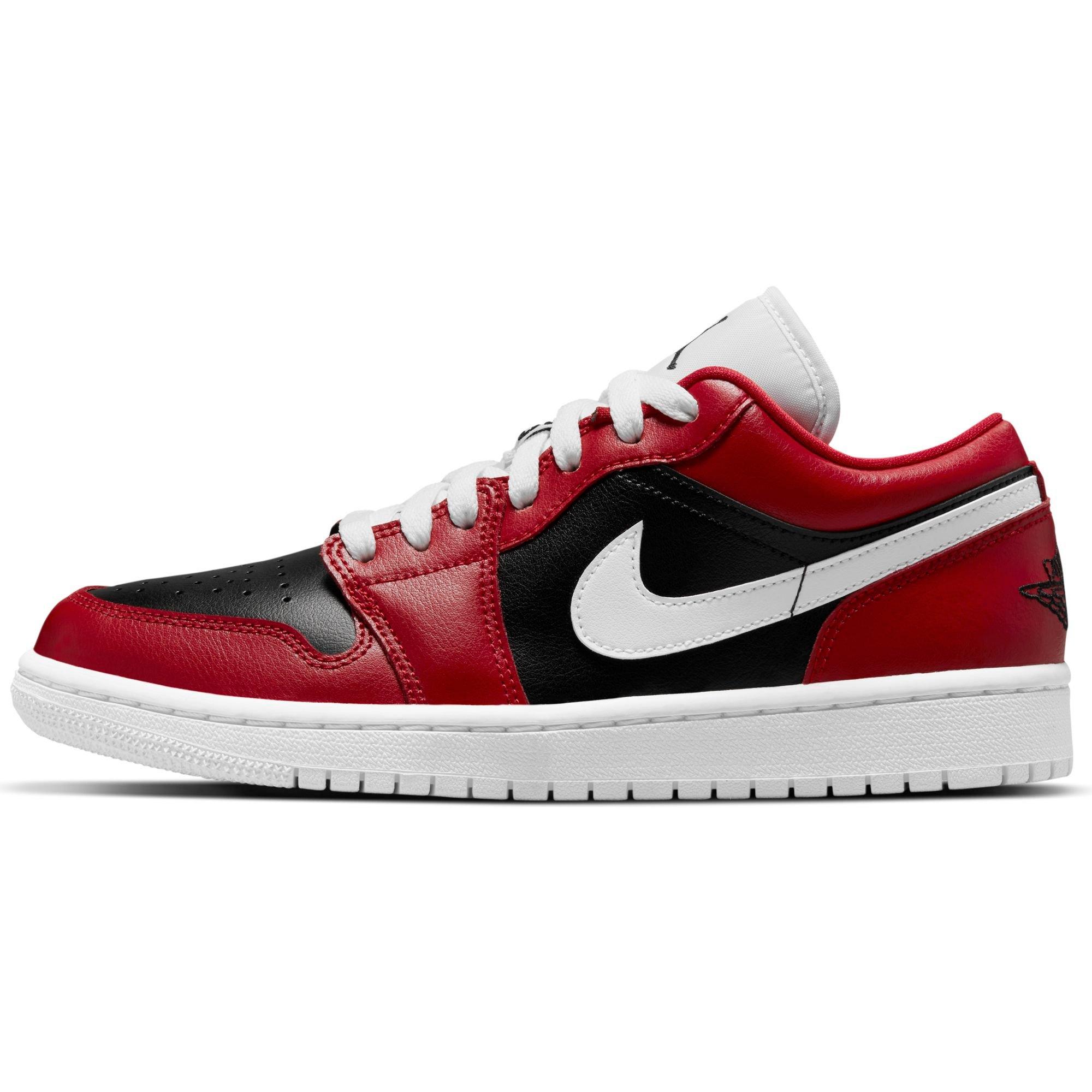 Jordan 1 Low Gym Red White Black Women S Shoe Hibbett City Gear
