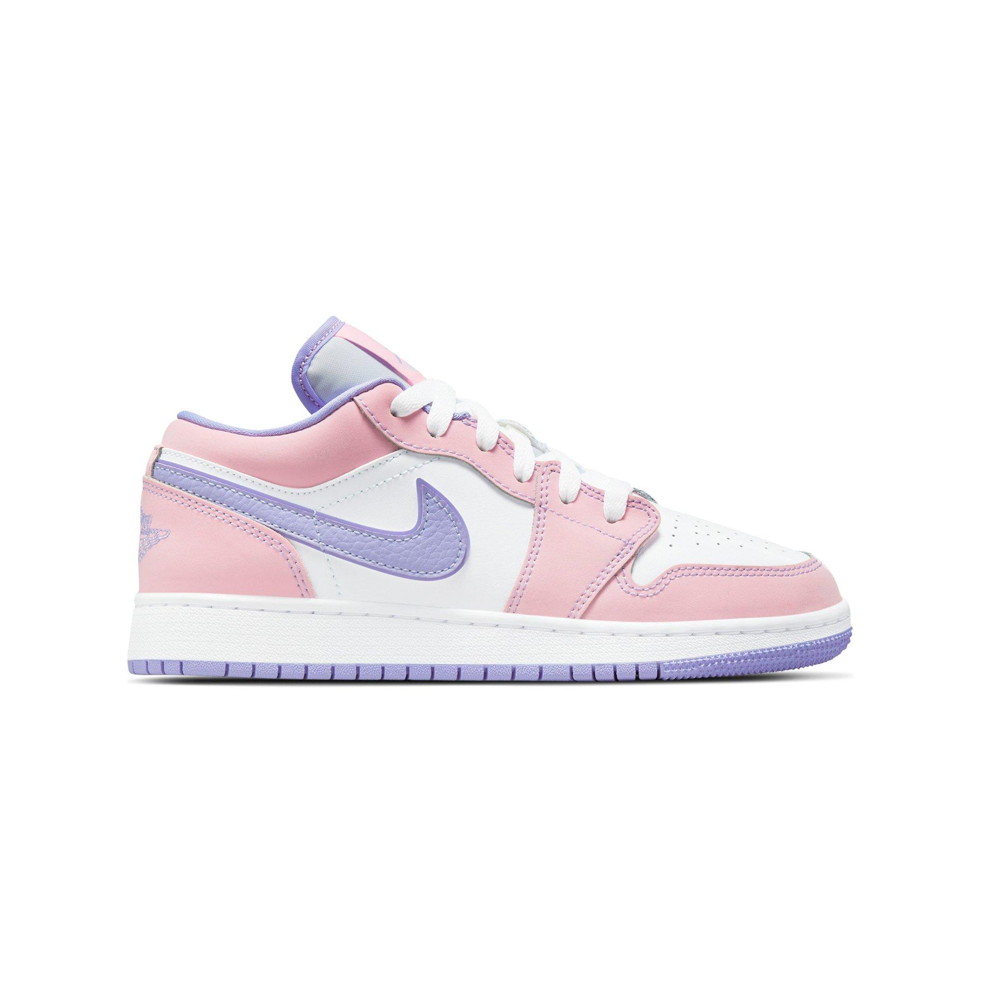 Jordan 1 Low Se Arctic Punch Purple White Grade School Kids Shoe Hibbett City Gear