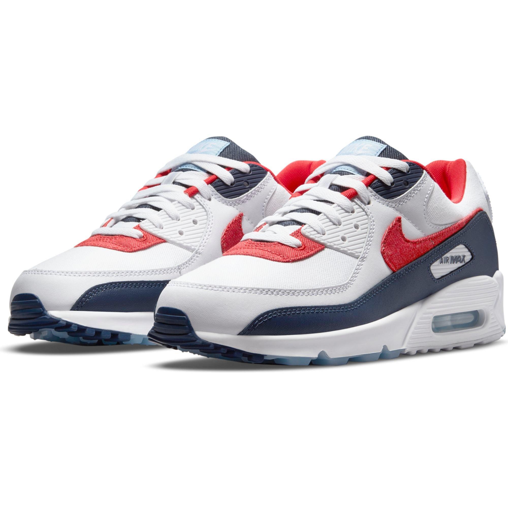 air max red and white 90