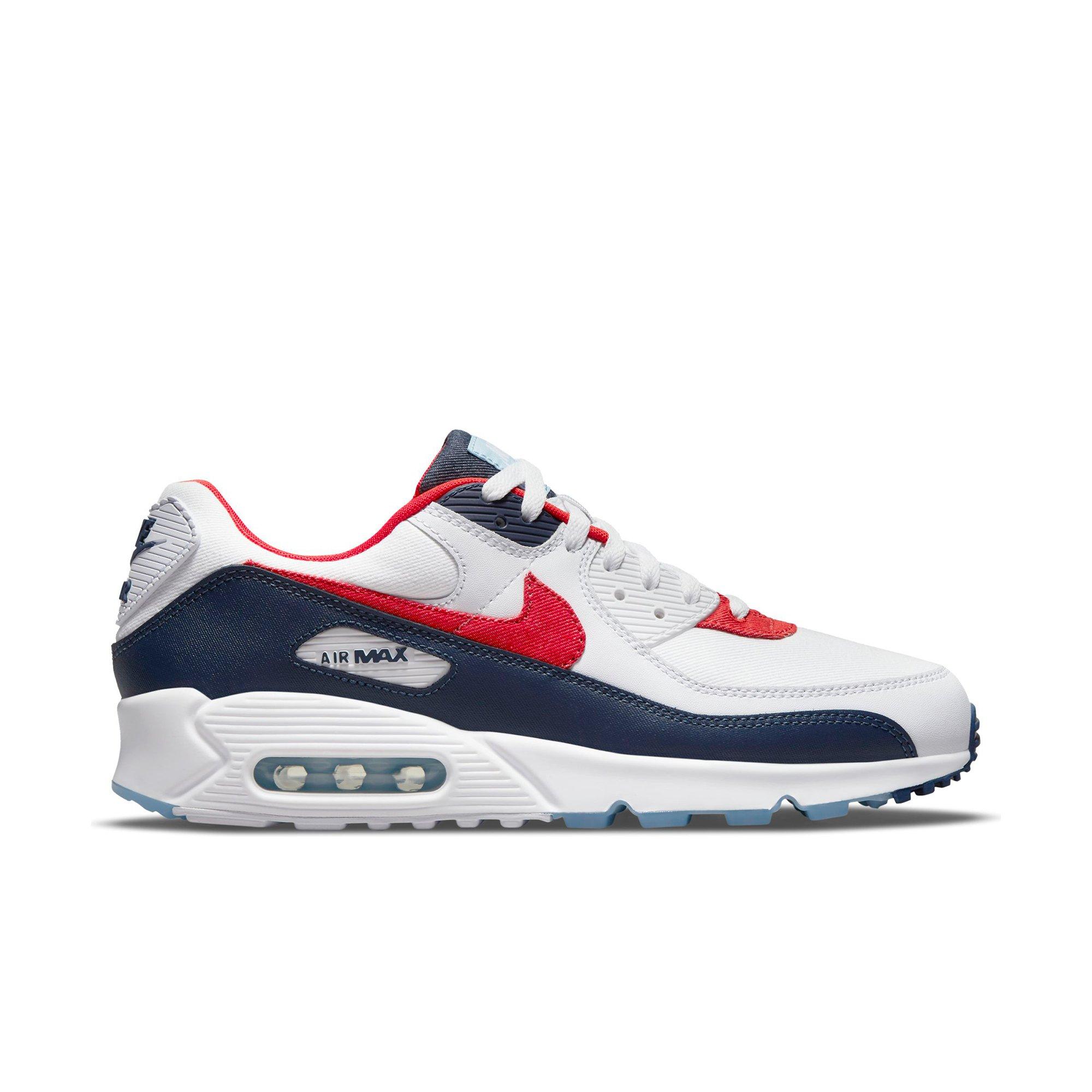 red and white air max 90 mens