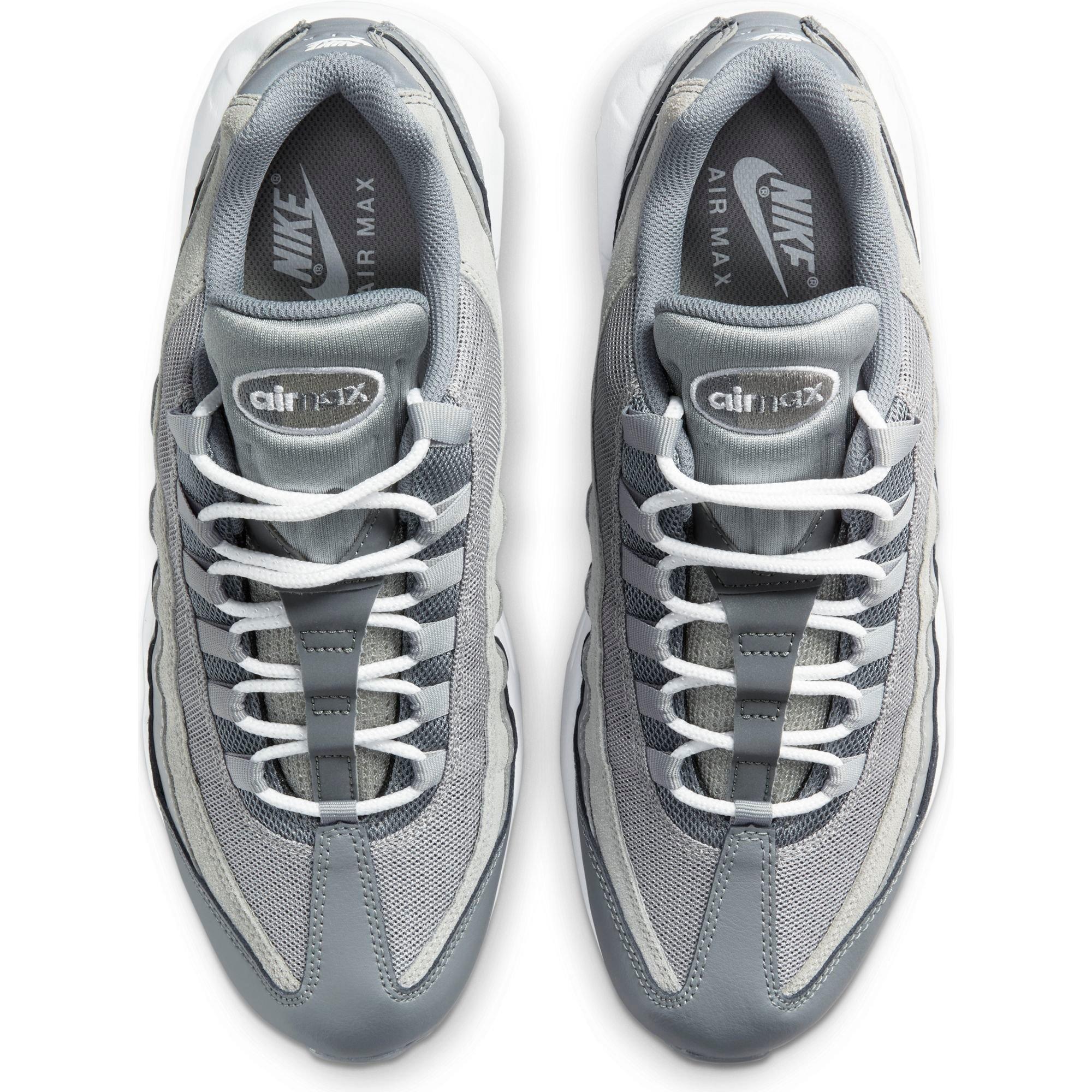 gray and white air max 95