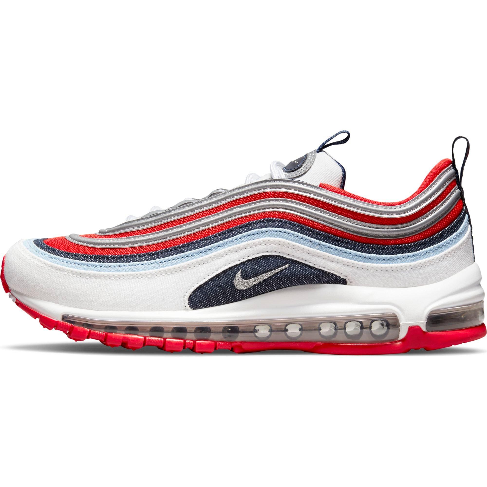 Nike 97 best sale red and blue