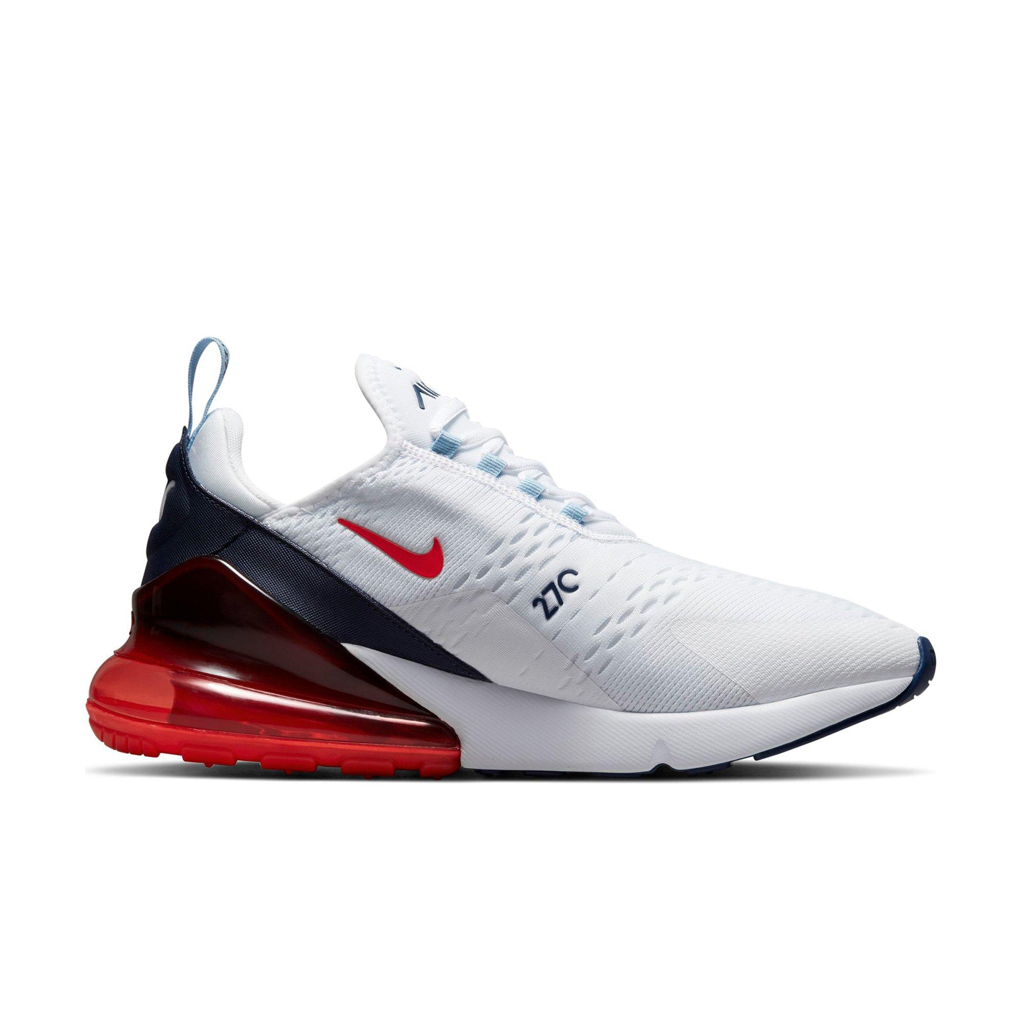 nike air max 270 white and red mens