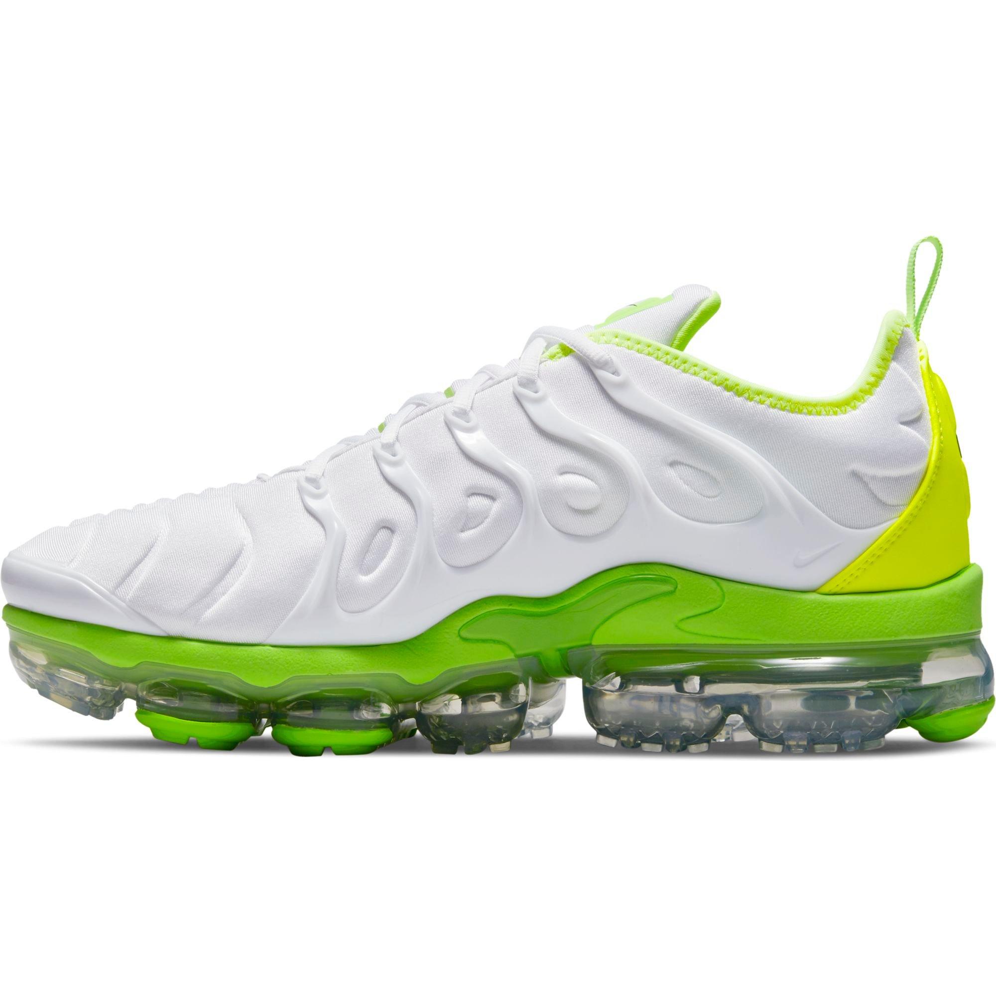 white lime green vapormax