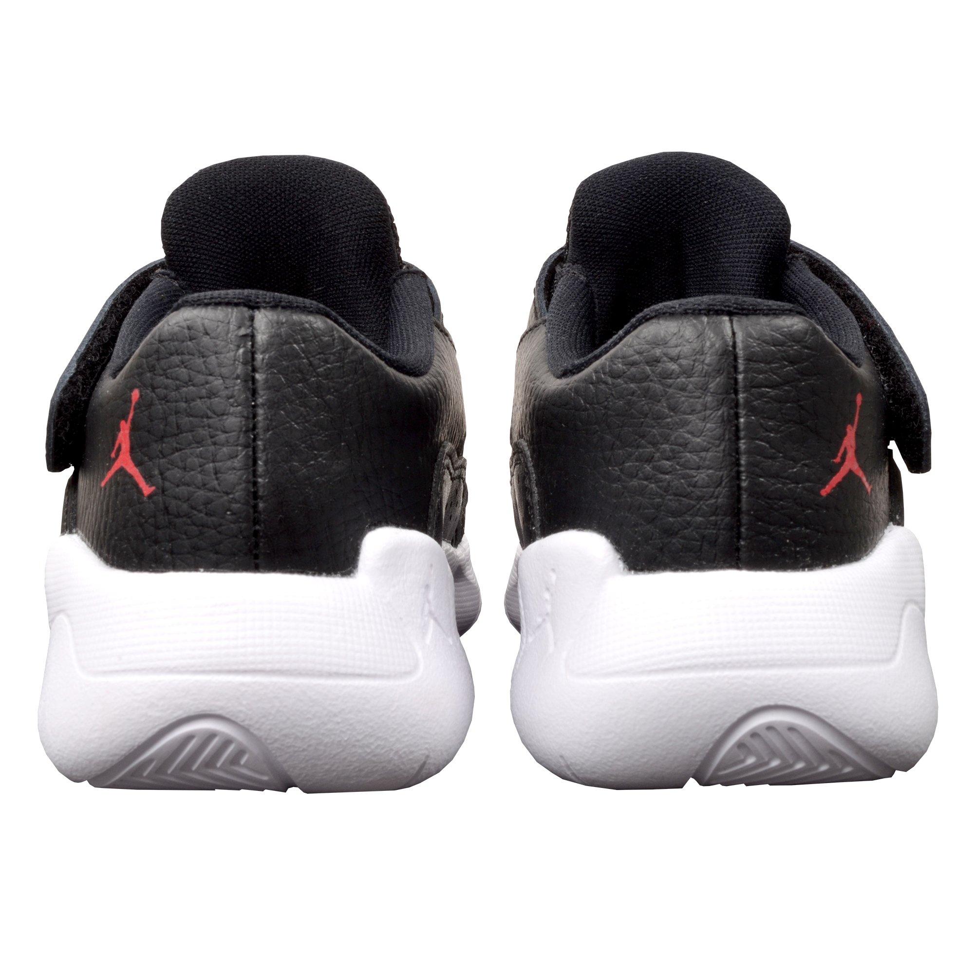 Jordan 11 Retro Low Black/Gym Red/White Men's Shoe - Hibbett