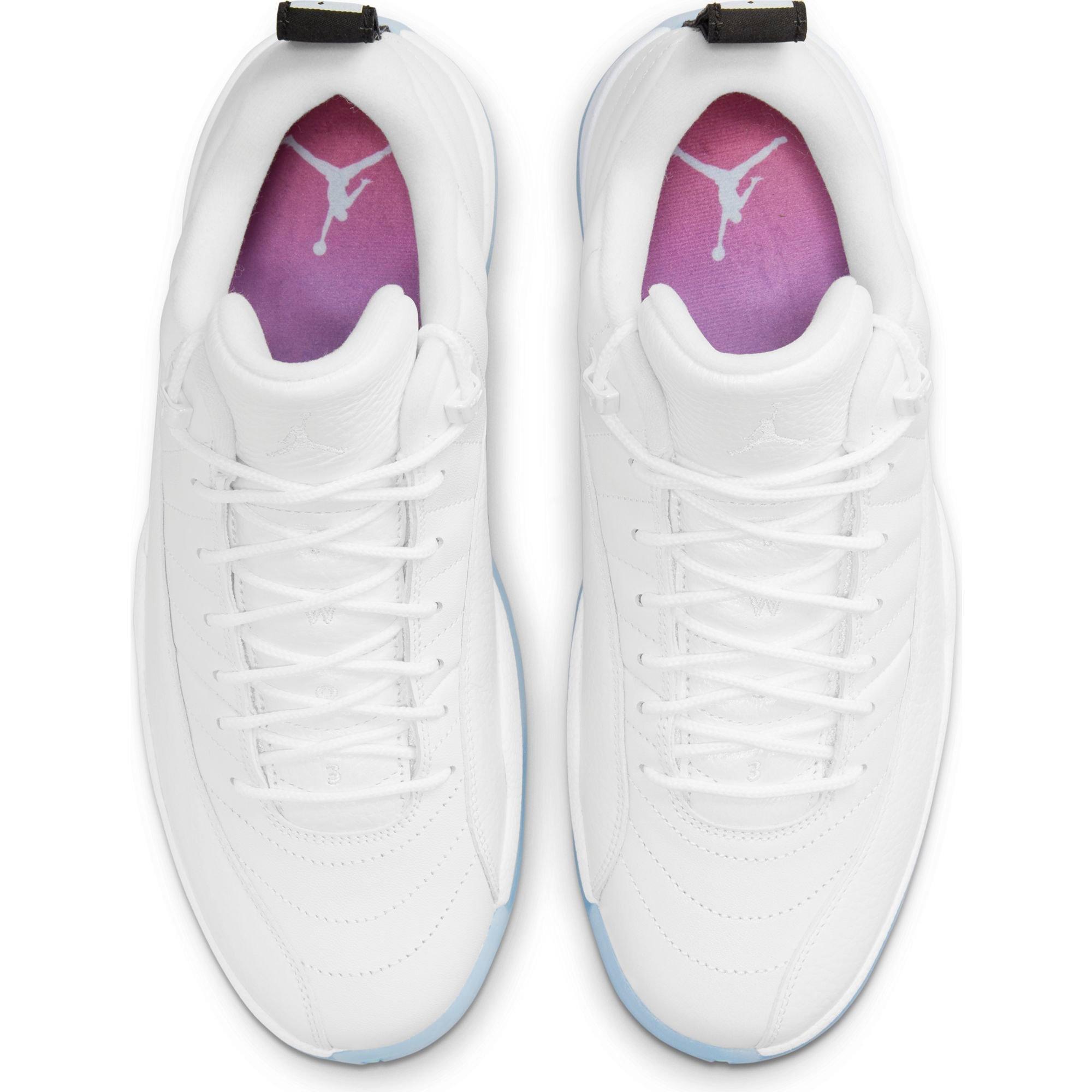 jordan 12 white multicolor