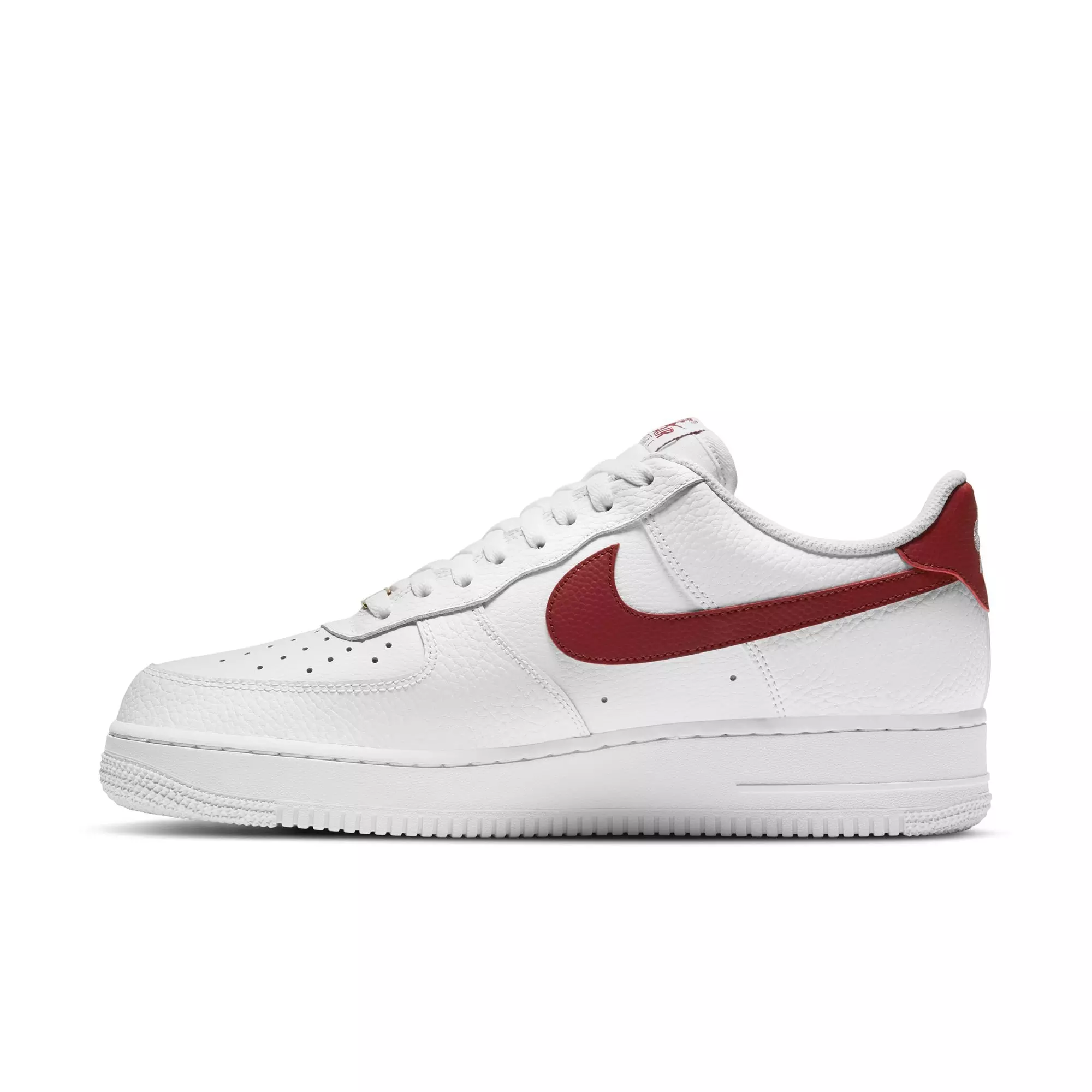 Nike Air Force 1 '07 "White/Team Red" Men's Shoe - WHITE/RED