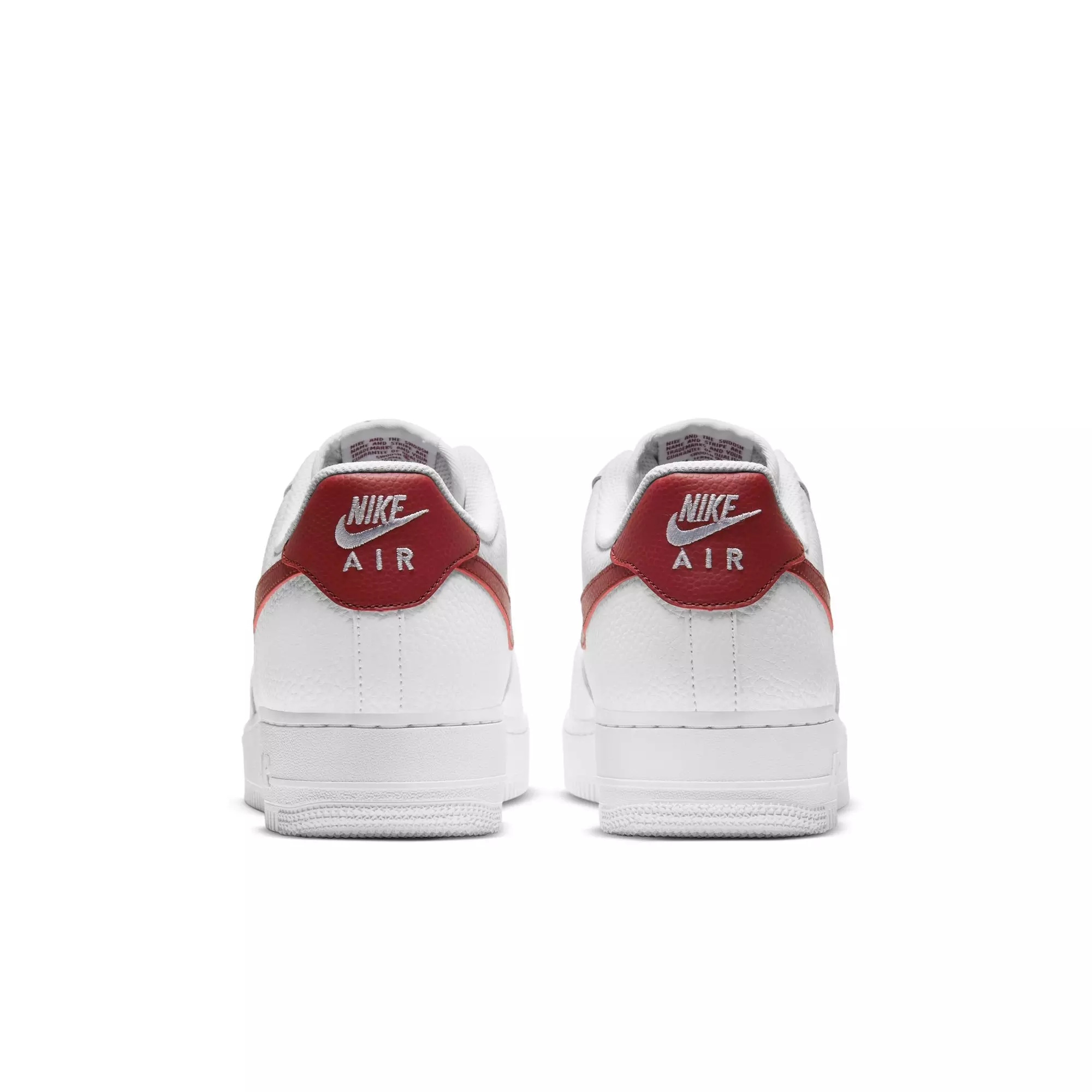 Nike Air Force 1 '07 "White/Team Red" Men's Shoe - WHITE/RED
