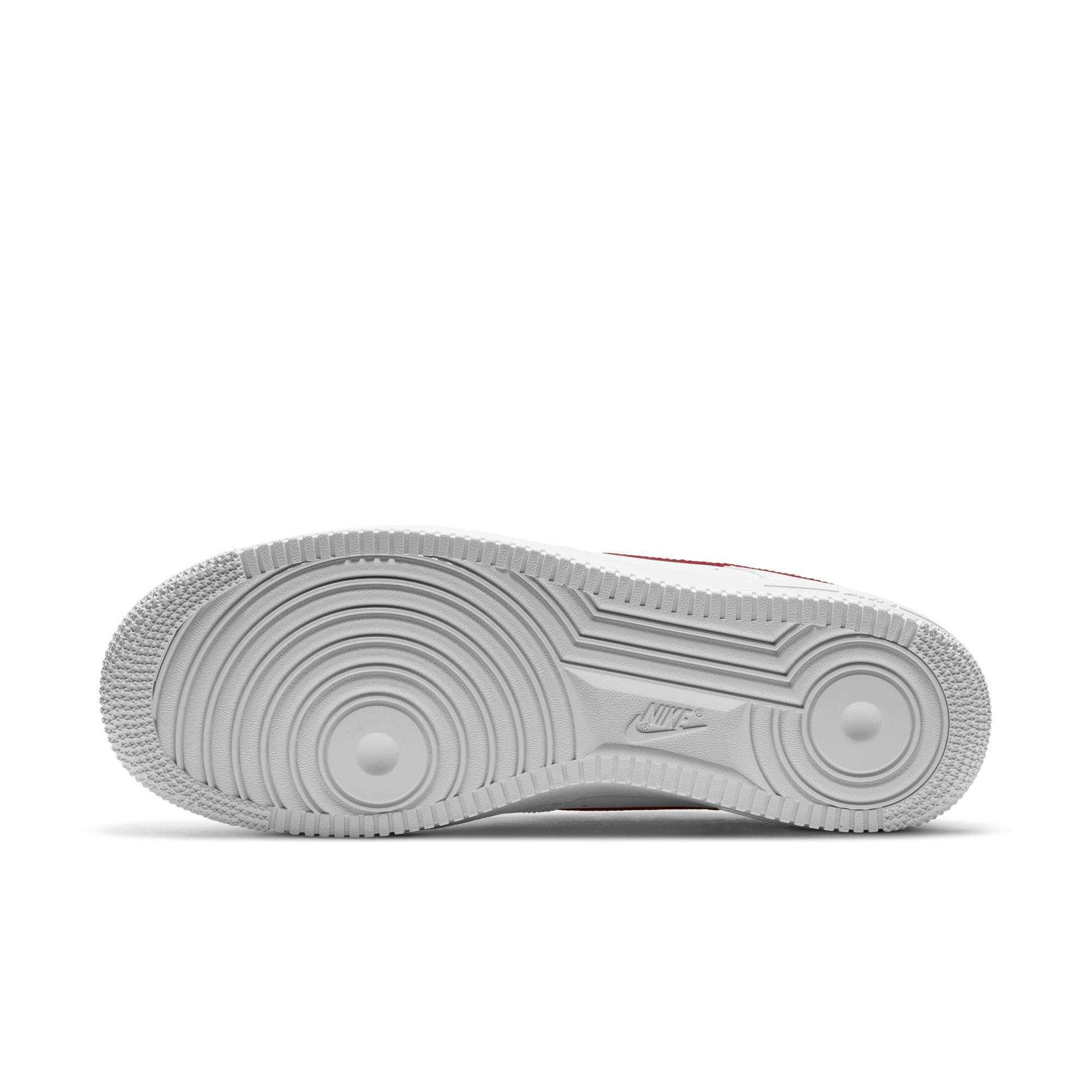 Nike Air Force 1 '07 "White/Team Red" Men's Shoe - WHITE/RED Thumbnail View 8