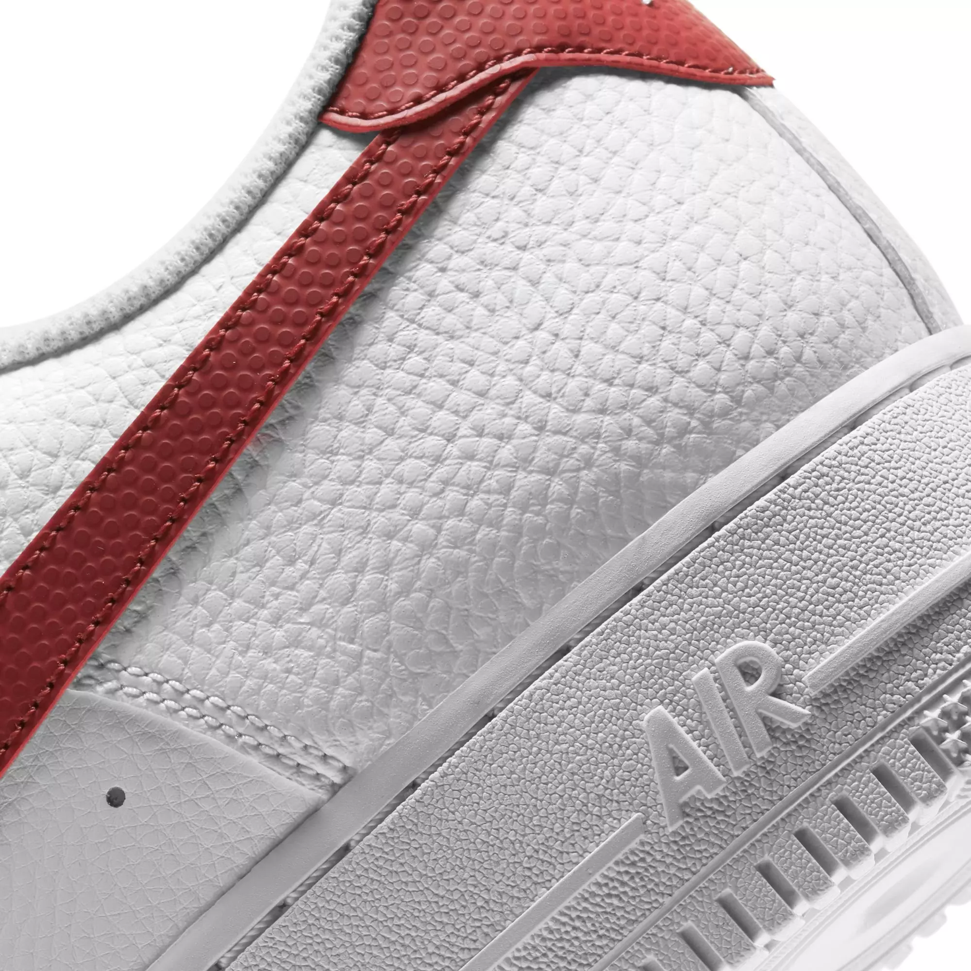 Nike Air Force 1 '07 "White/Team Red" Men's Shoe - WHITE/RED