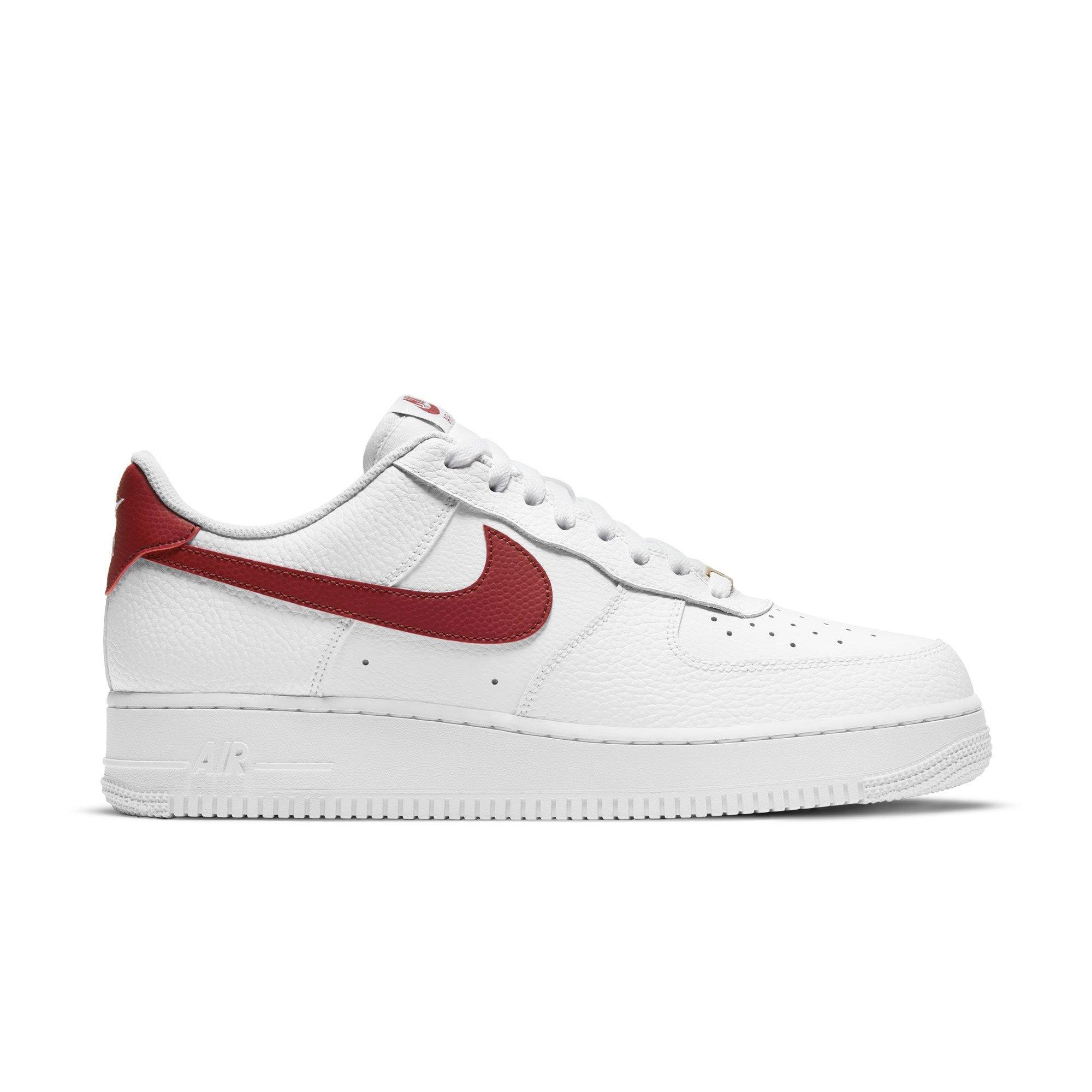 Nike Air Force 1 '07 "White/Team Red" Men's Shoe - WHITE/RED Thumbnail View 1