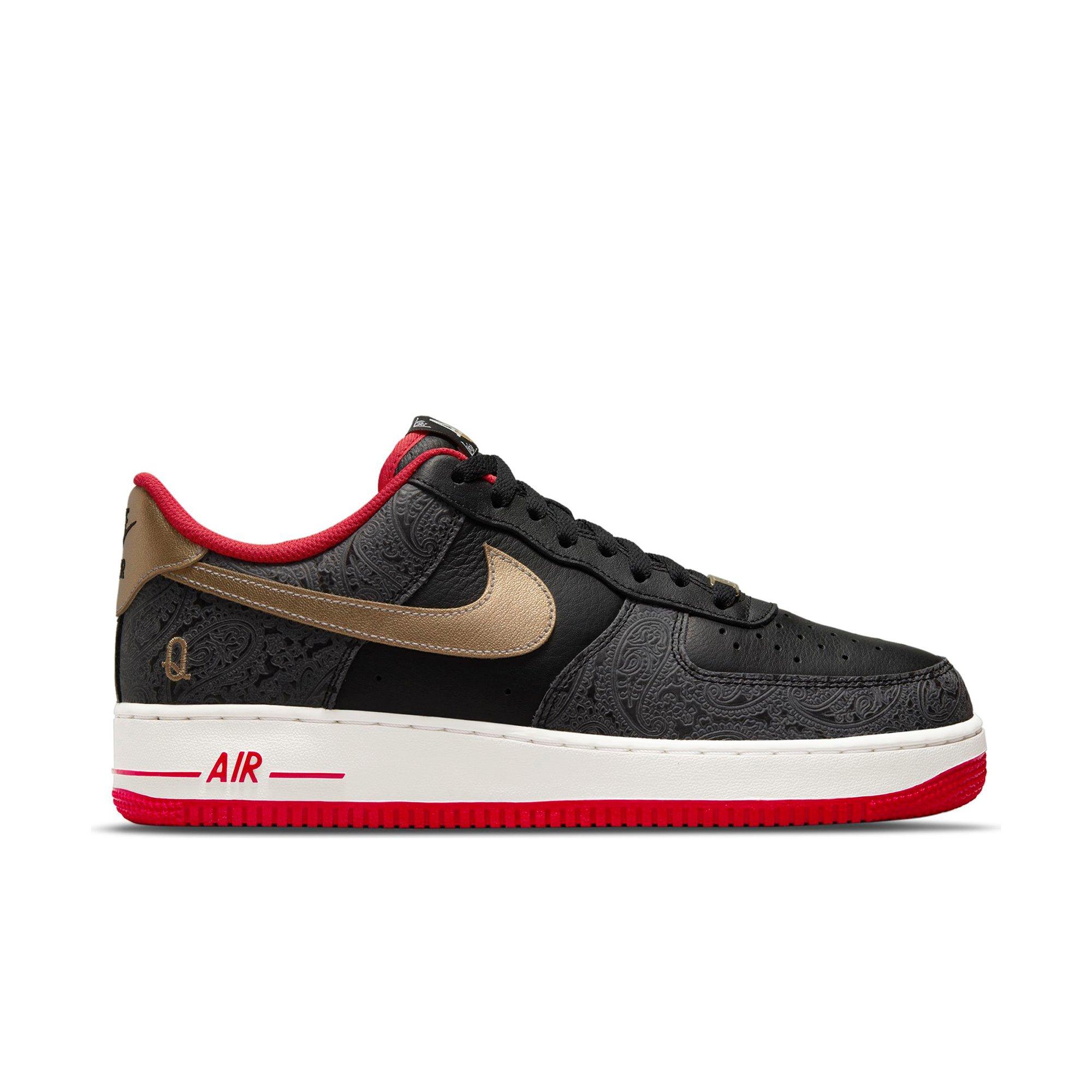 Nike Air Force 1 '07 LV8 Black, Red, Purple & Gold