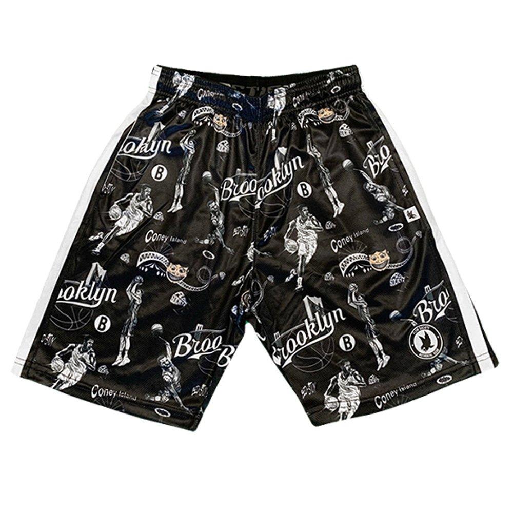 Flow Society Brooklyn Basketball Flow Big Boys' Black Shorts