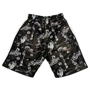 Flow Society Big Boys' Brooklyn Basketball Flow Shorts -Black