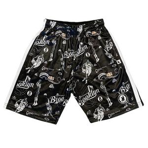 Flow Society Big Boys' Brooklyn Basketball Flow Shorts -Black