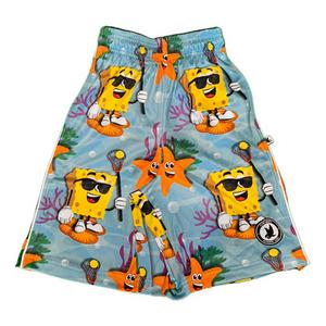 Flow Society Big Boys' Sponge Lax Shorts -Blue/Orange