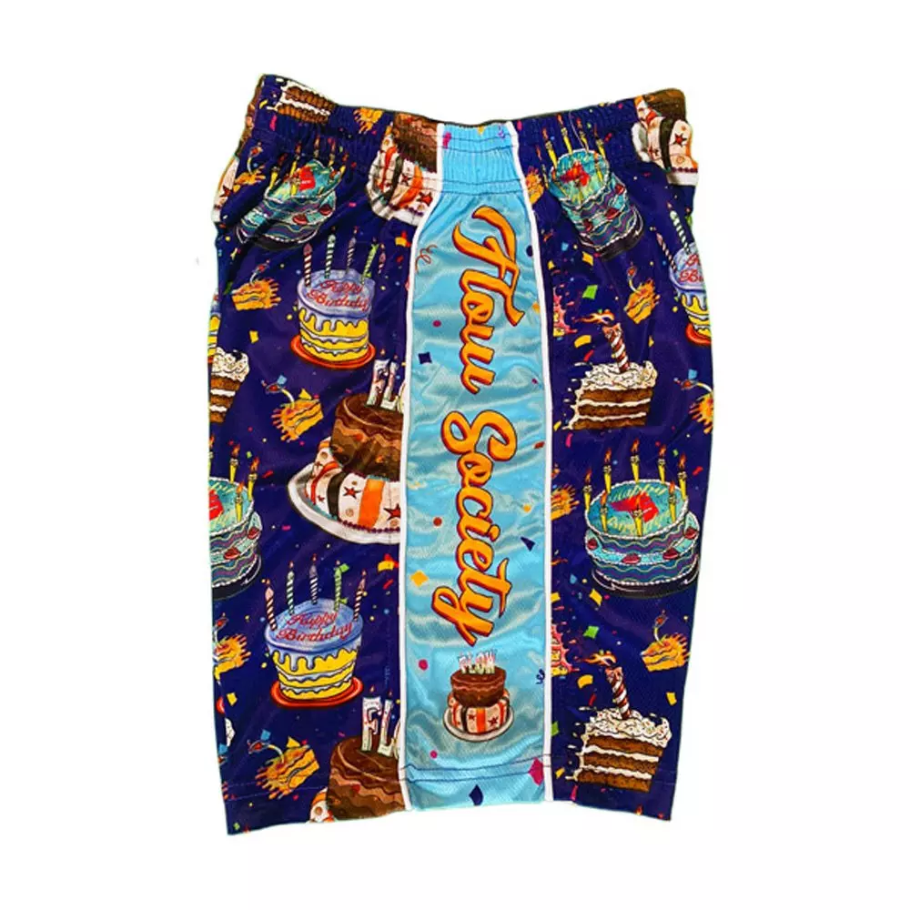 Flow Society Big Boys' Birthday Cake Shorts - Blue - BLUE