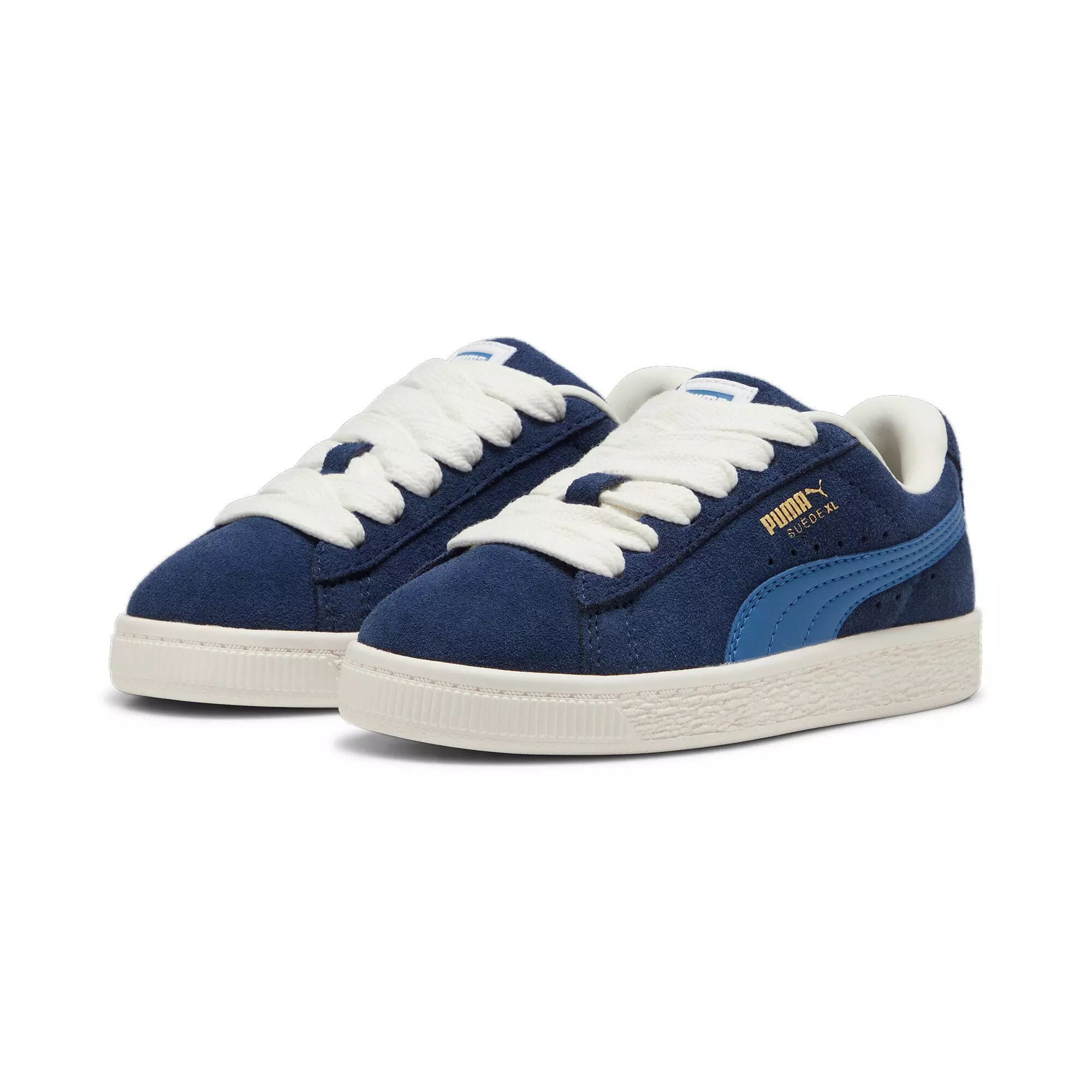 PUMA Suede XL "Club Navy/Blue Horizon" Preschool Boys' Shoe - NAVY/BLUE