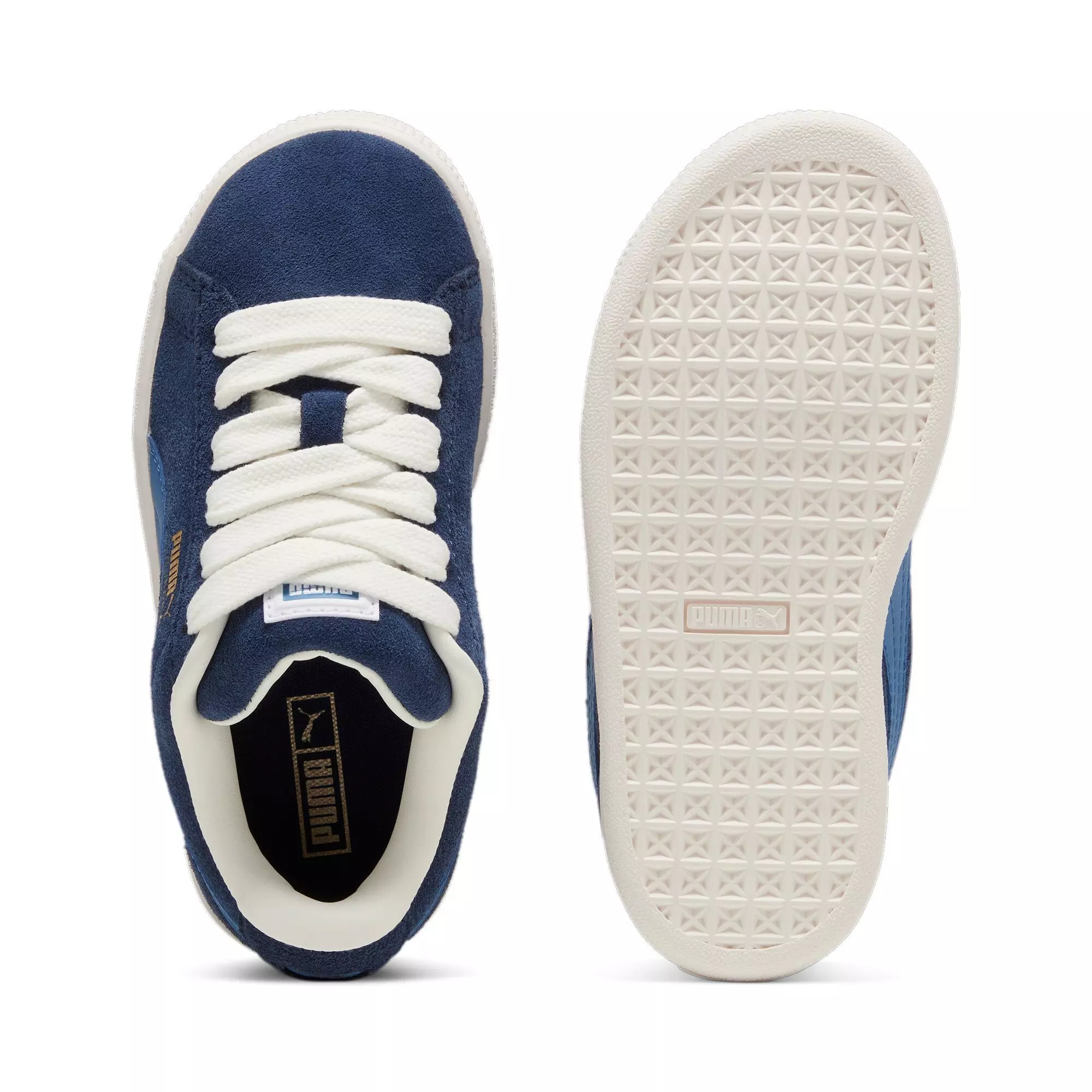 PUMA Suede XL "Club Navy/Blue Horizon" Preschool Boys' Shoe - NAVY/BLUE