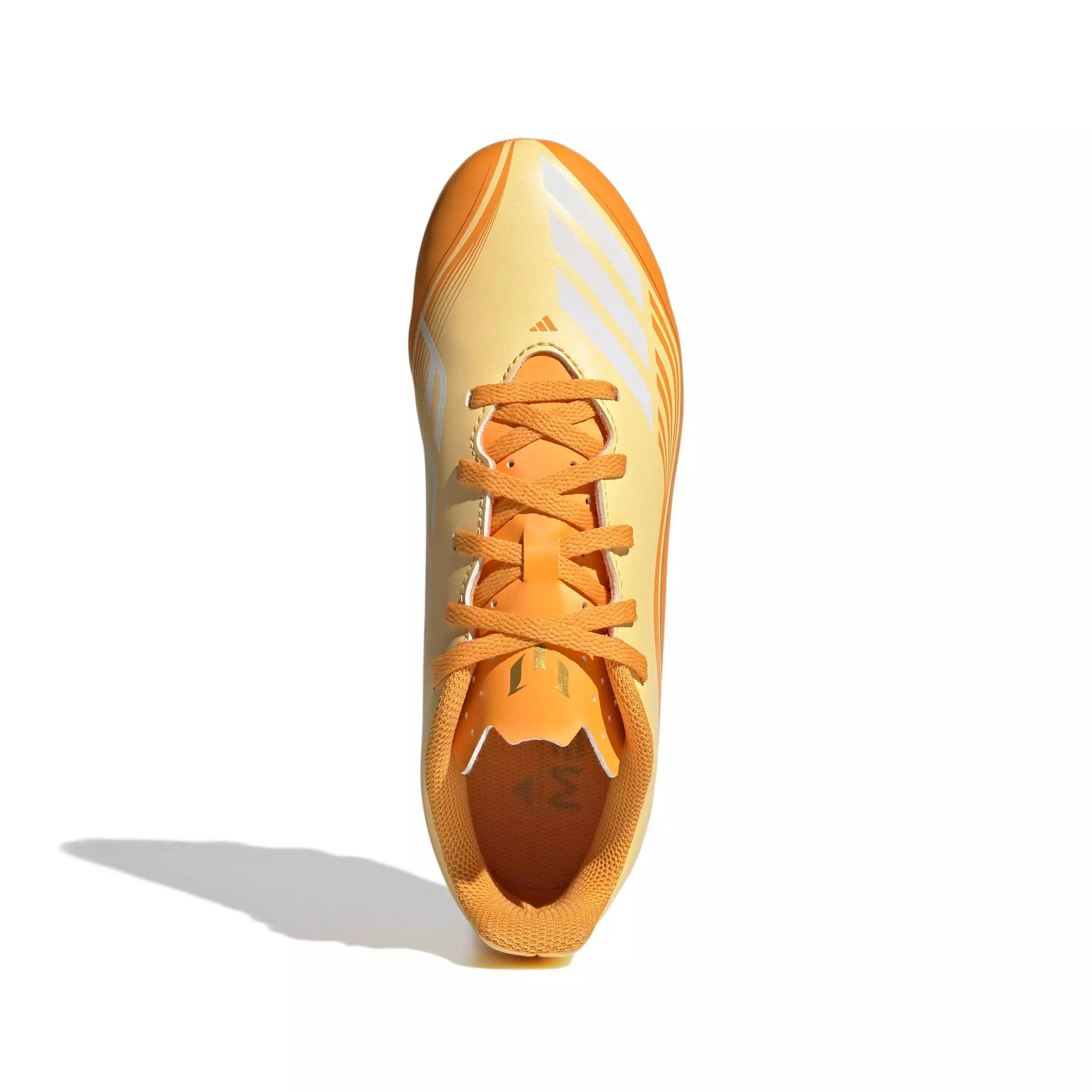 adidas F50 Messi Club FG "Ice Tangerine/Gold/Pure Tangerine" Grade School Kids' Soccer Cleat - TANGERINE/GOLD/TANGERINE