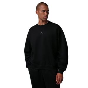Jordan Men's Brooklyn Oversized Fleece Crew-Neck Sweatshirt - Black - BLACK