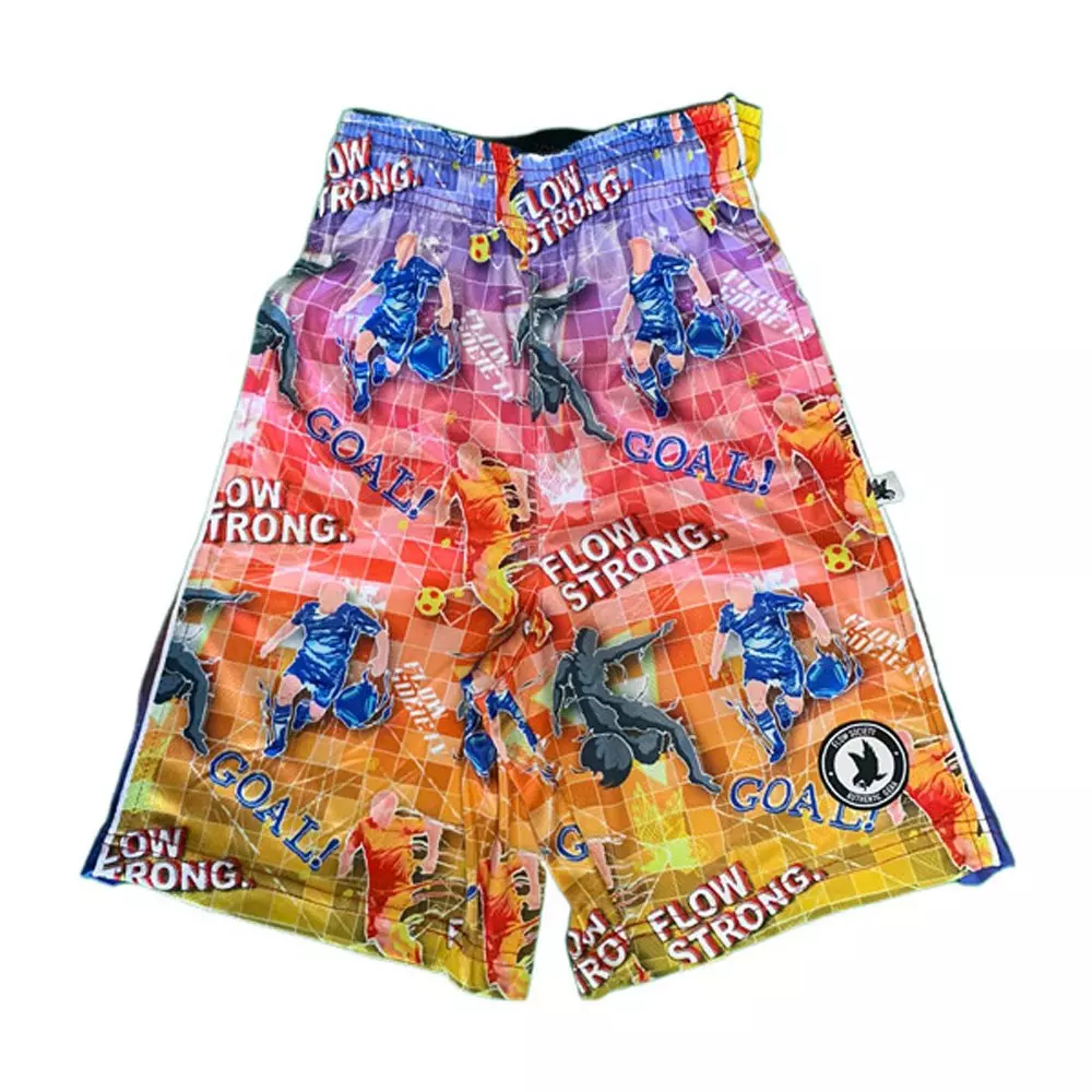 Flow Society Big Boys' Flow Strong Soccer Shorts - Multicolor - MULTI-COLOR