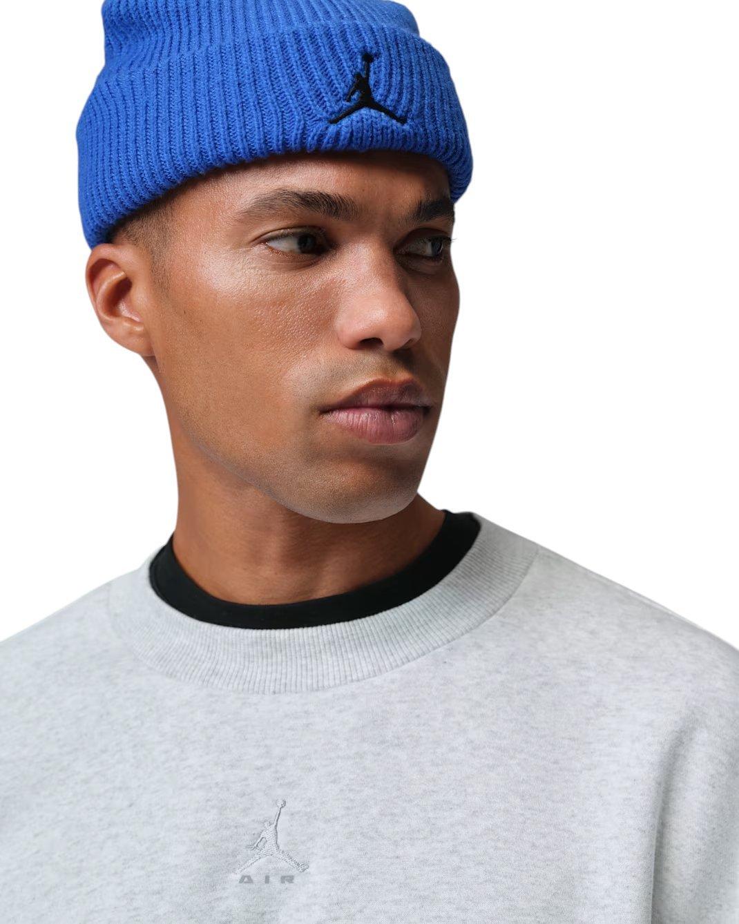 Jordan Men's Brooklyn Oversized Fleece Crew-Neck Sweatshirt - Grey - GREY