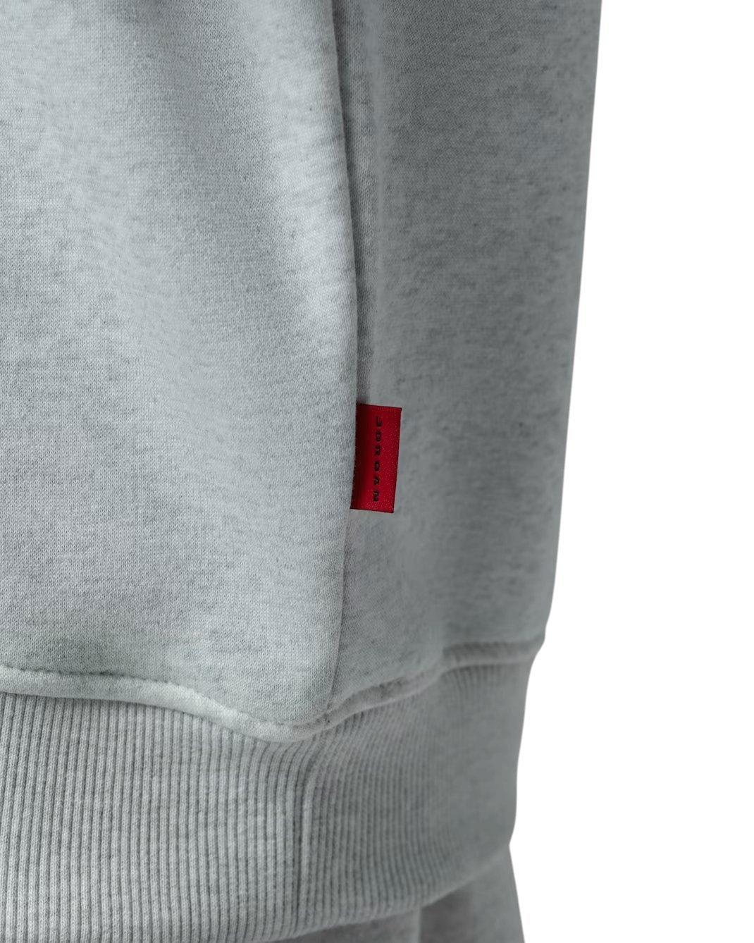 Jordan Men's Brooklyn Oversized Fleece Crew-Neck Sweatshirt - Grey - GREY