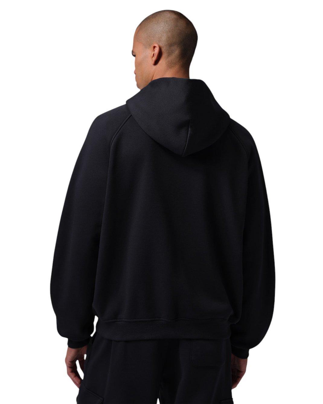 Jordan Men's Brooklyn Oversized Fleece Full-Zip - Black - BLACK