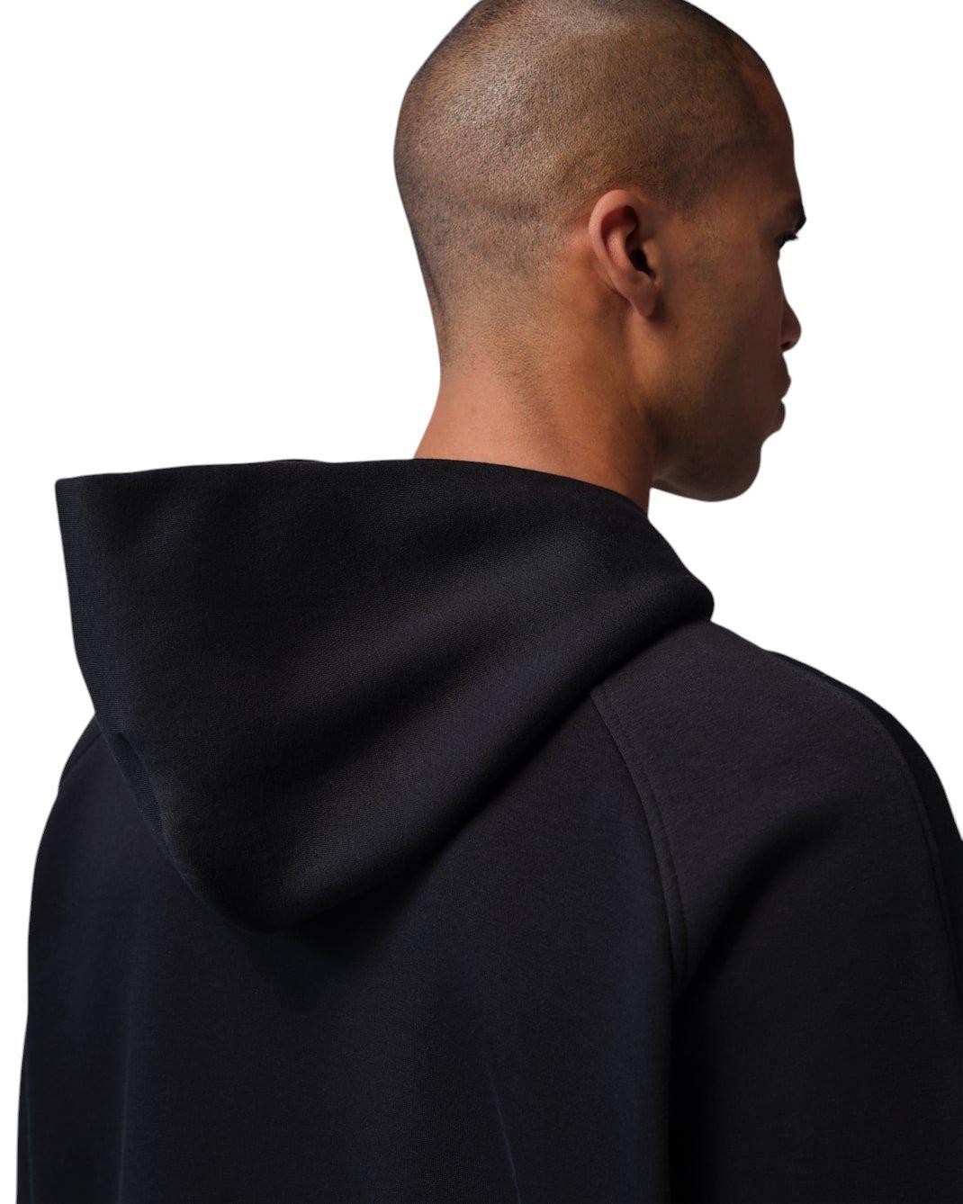 Jordan Men's Brooklyn Oversized Fleece Full-Zip - Black - BLACK