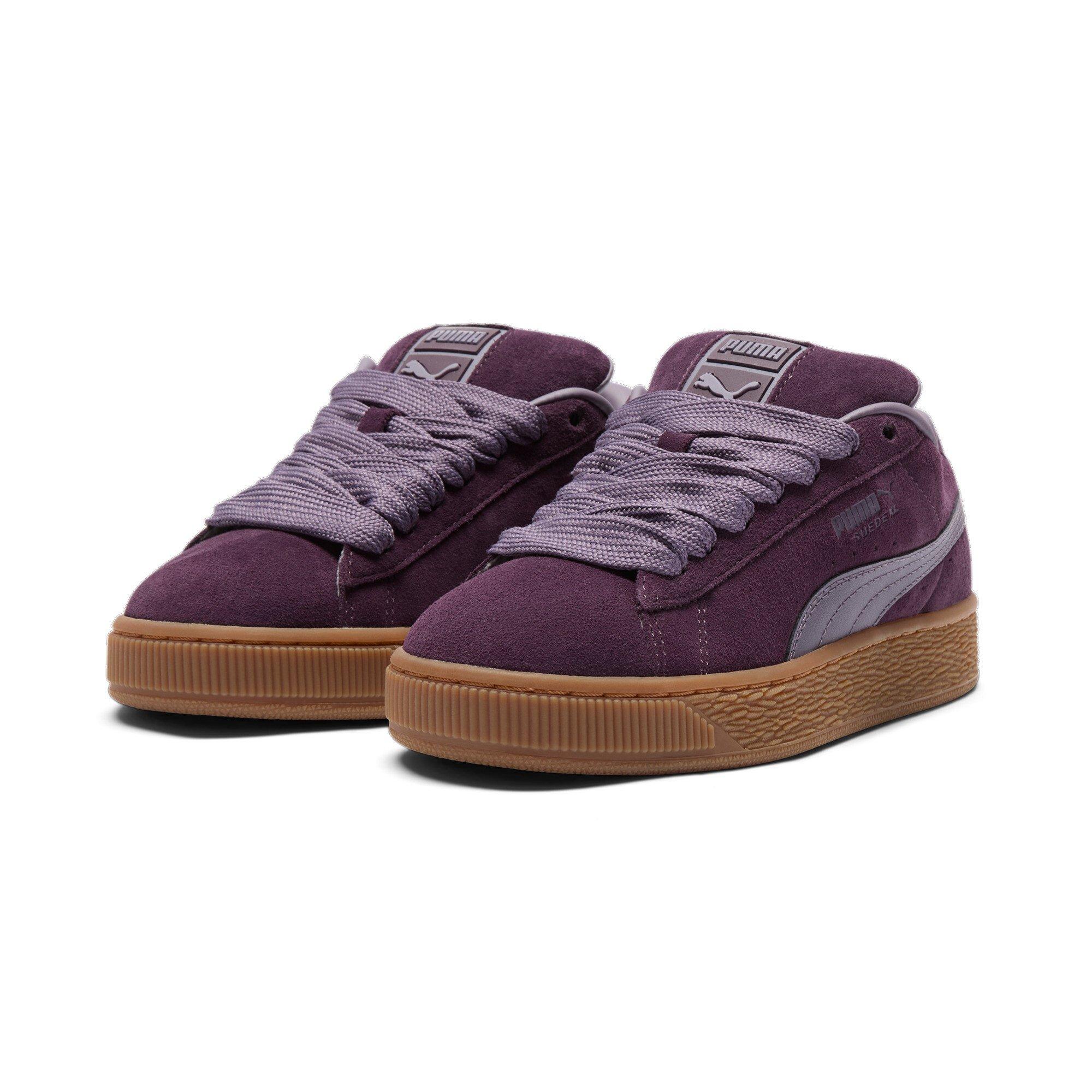 Puma suede platform purple on sale