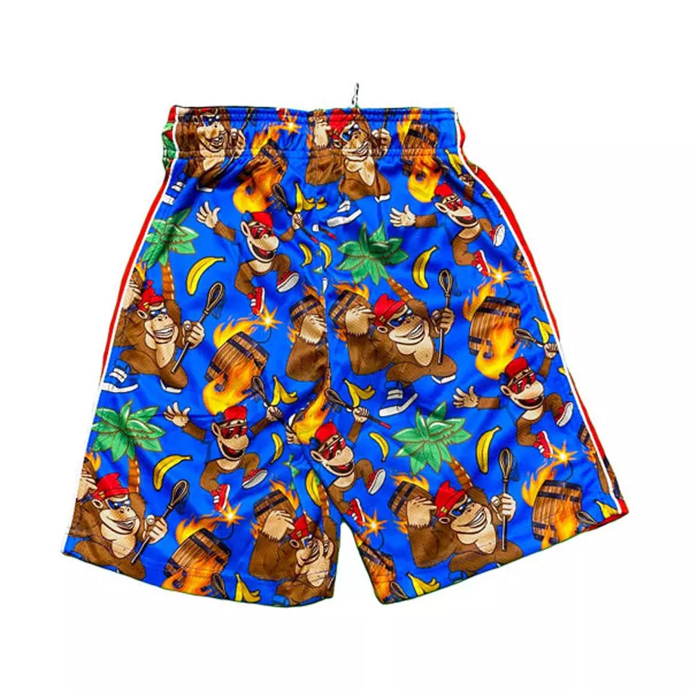 Flow Society Big Boys' Lax Monkey Shorts - Blue - BLUE