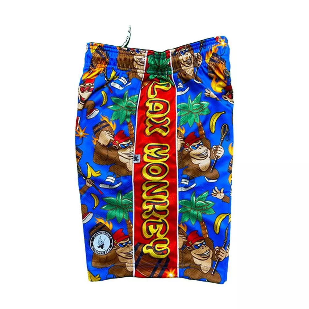 Flow Society Big Boys' Lax Monkey Shorts -Blue - BLUE