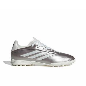 adidas Copa Pure IV League Turf "Taupe Metallic/Zero/Night Metallic" Grade School Kids' Soccer Shoe