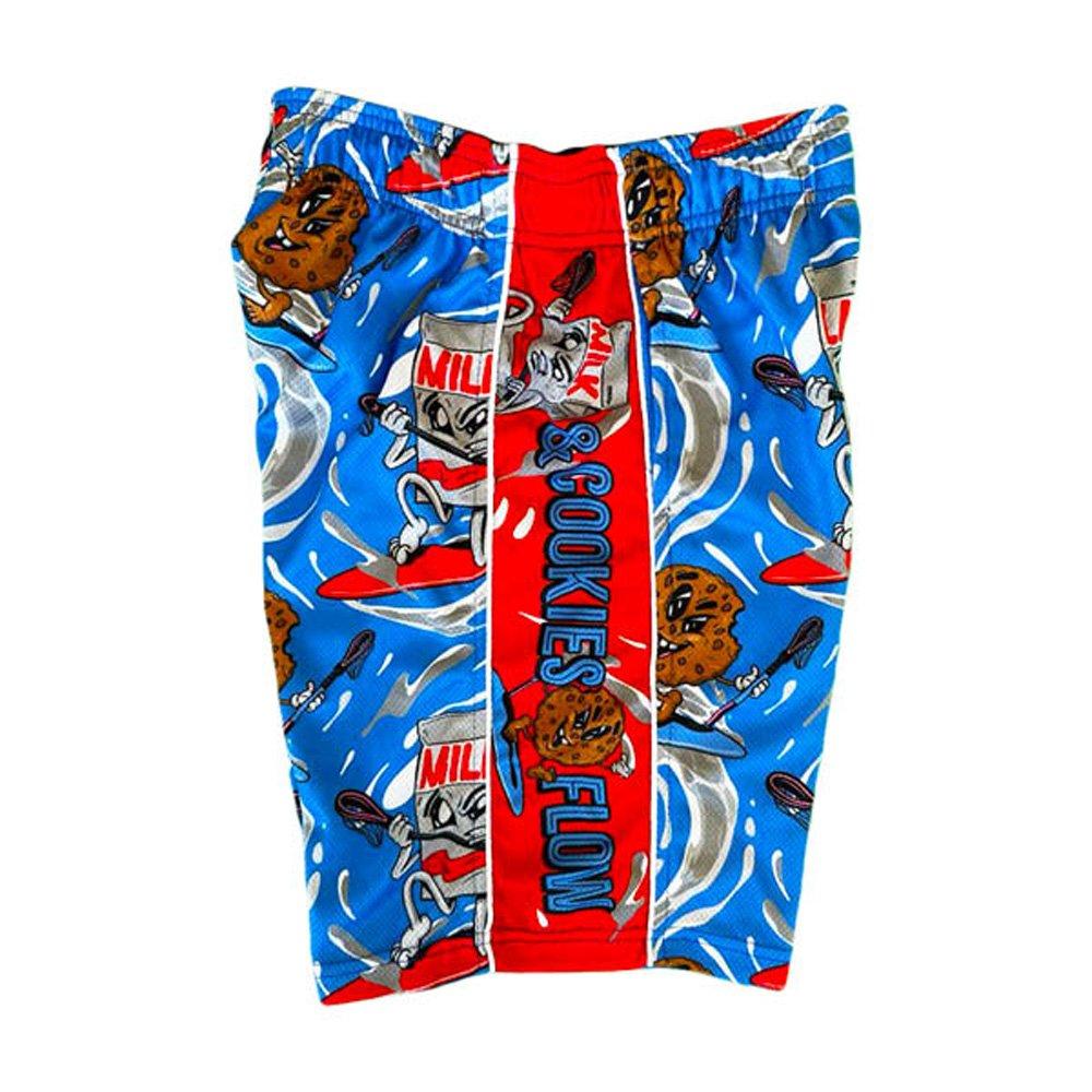 Flow Society Big Boys' Milk-Cookies Shorts - Blue - BLUE Thumbnail View 3