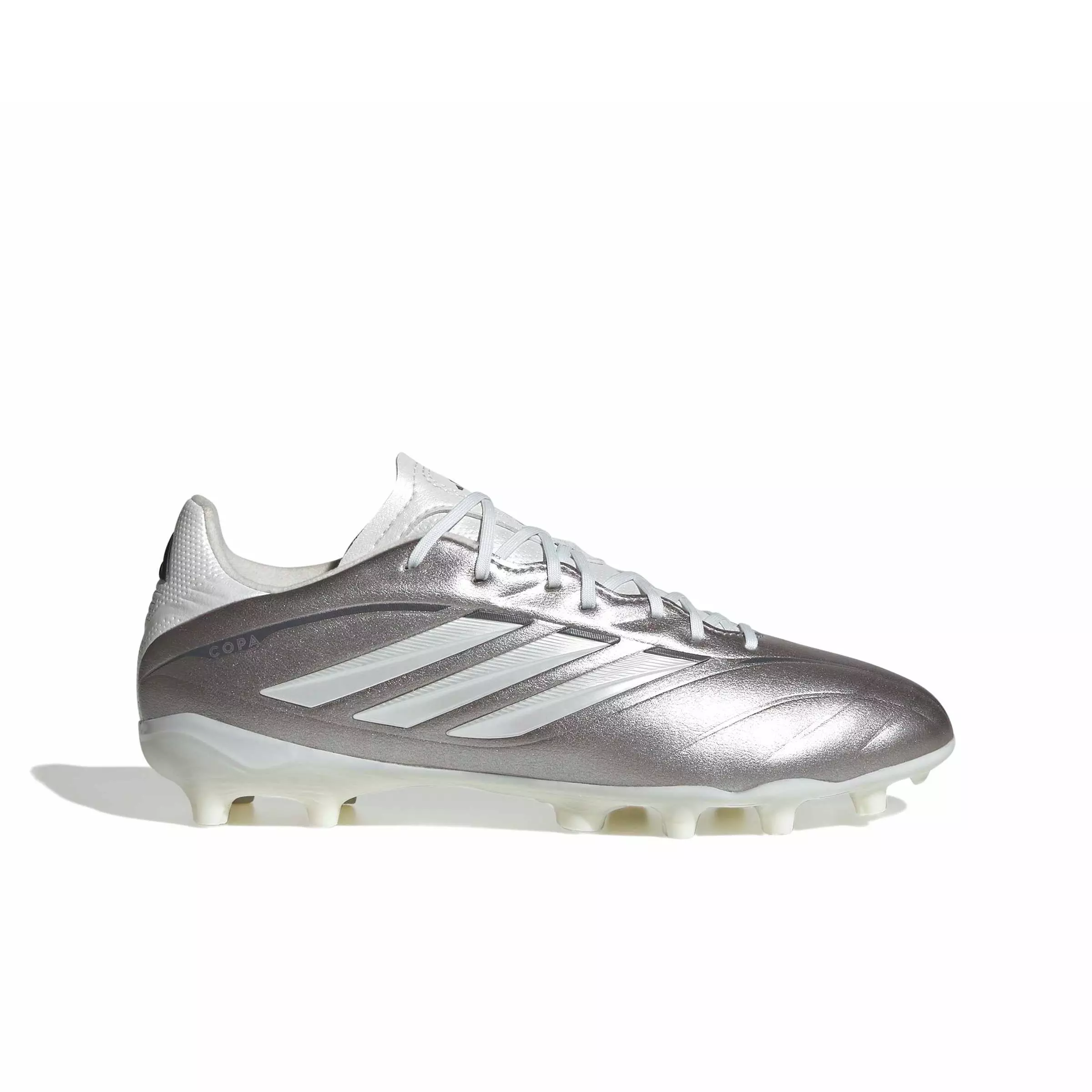 adidas Copa Pure IV League FG "Taupe Metallic/Zero/Night Metallic" Grade School Kids' Soccer Cleat - TAUPE/ZERO/NIGHT