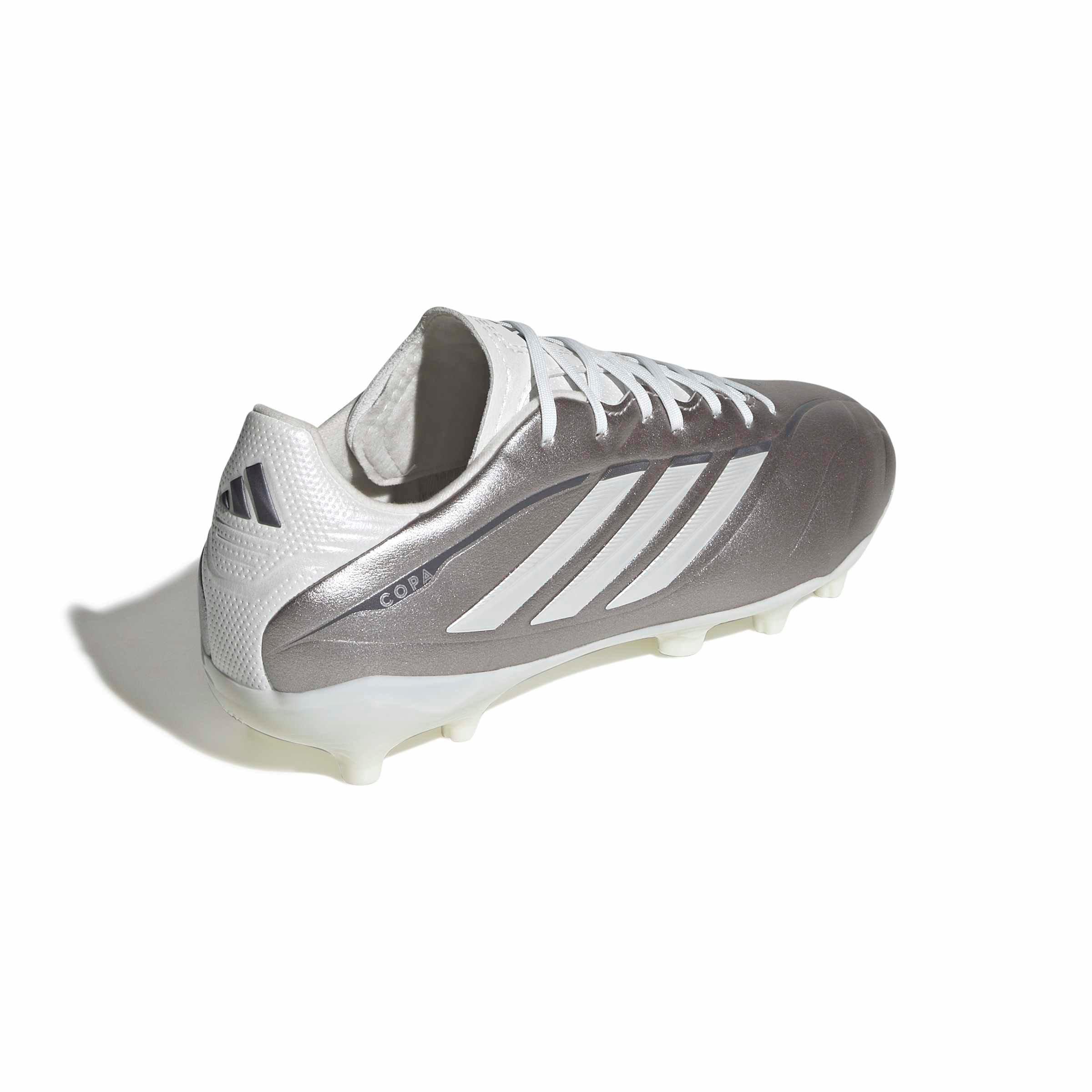 adidas Copa Pure IV League FG "Taupe Metallic/Zero/Night Metallic" Grade School Kids' Soccer Cleat - TAUPE/ZERO/NIGHT Thumbnail View 4