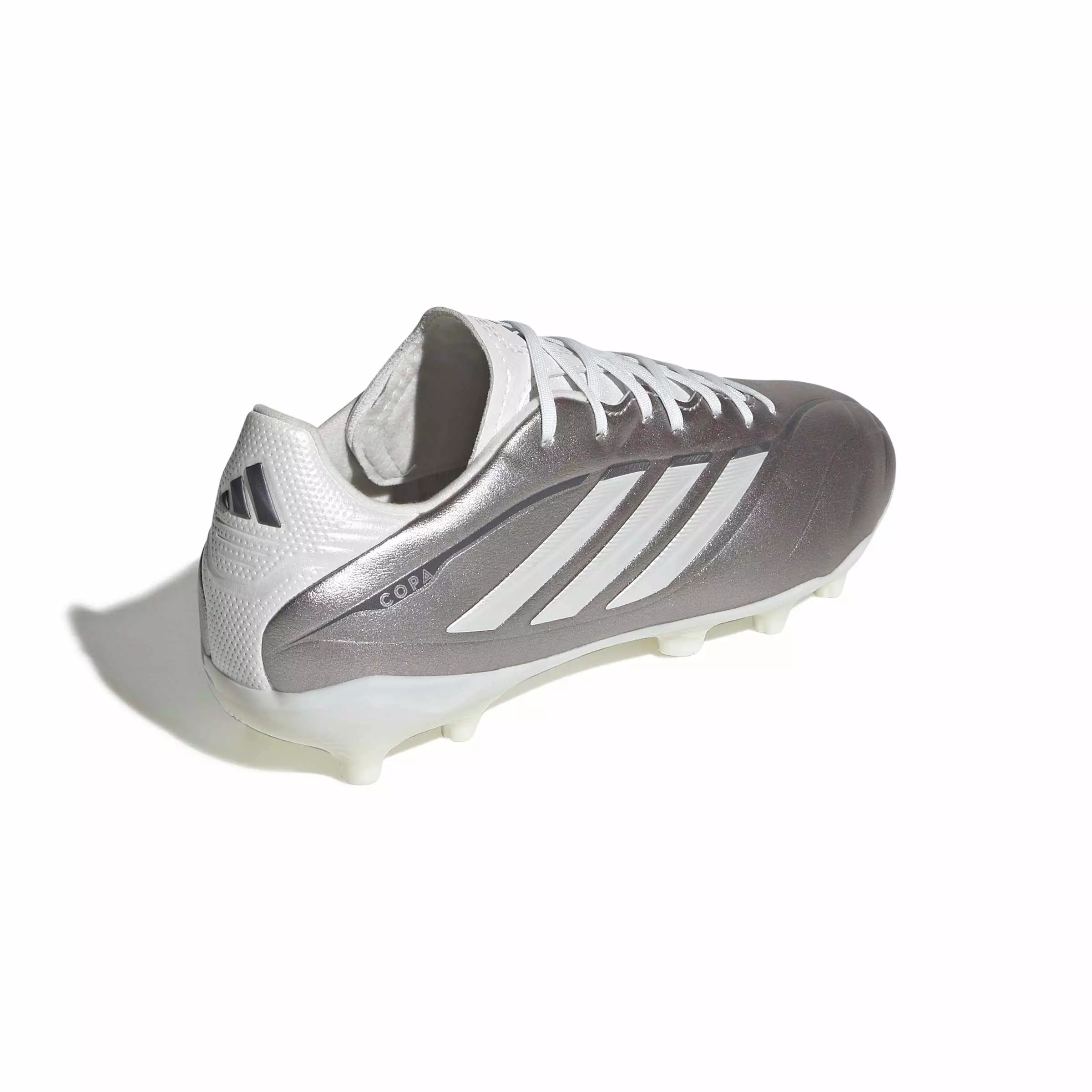 adidas Copa Pure IV League FG "Taupe Metallic/Zero/Night Metallic" Grade School Kids' Soccer Cleat - TAUPE/ZERO/NIGHT