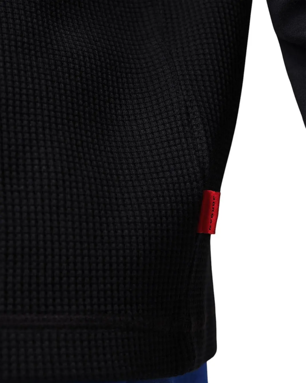 Jordan Men's Brooklyn Waffle Crew-Neck Sweatshirt - Black - BLACK