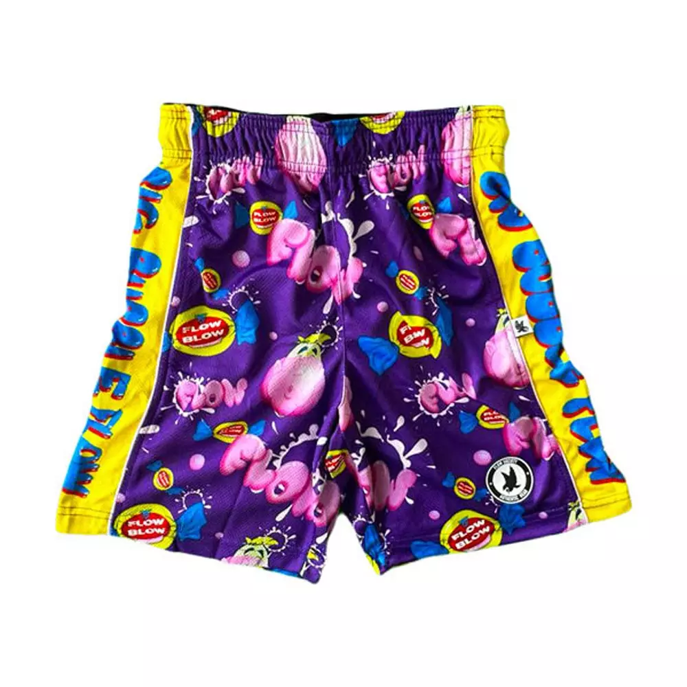 Flow Society Big Boys' Big Bubble Flow Shorts - Purple - PURPLE
