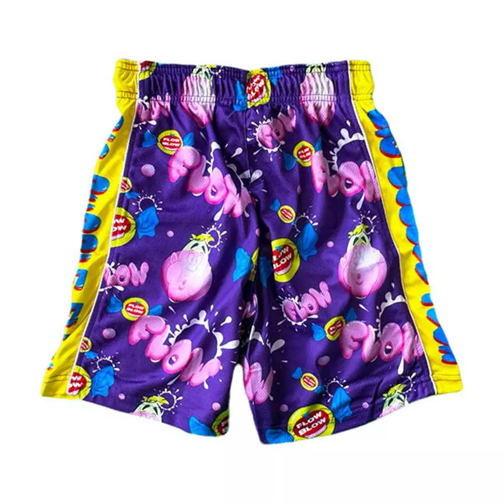 Flow Society Big Boys' Big Bubble Flow Shorts - Purple - PURPLE