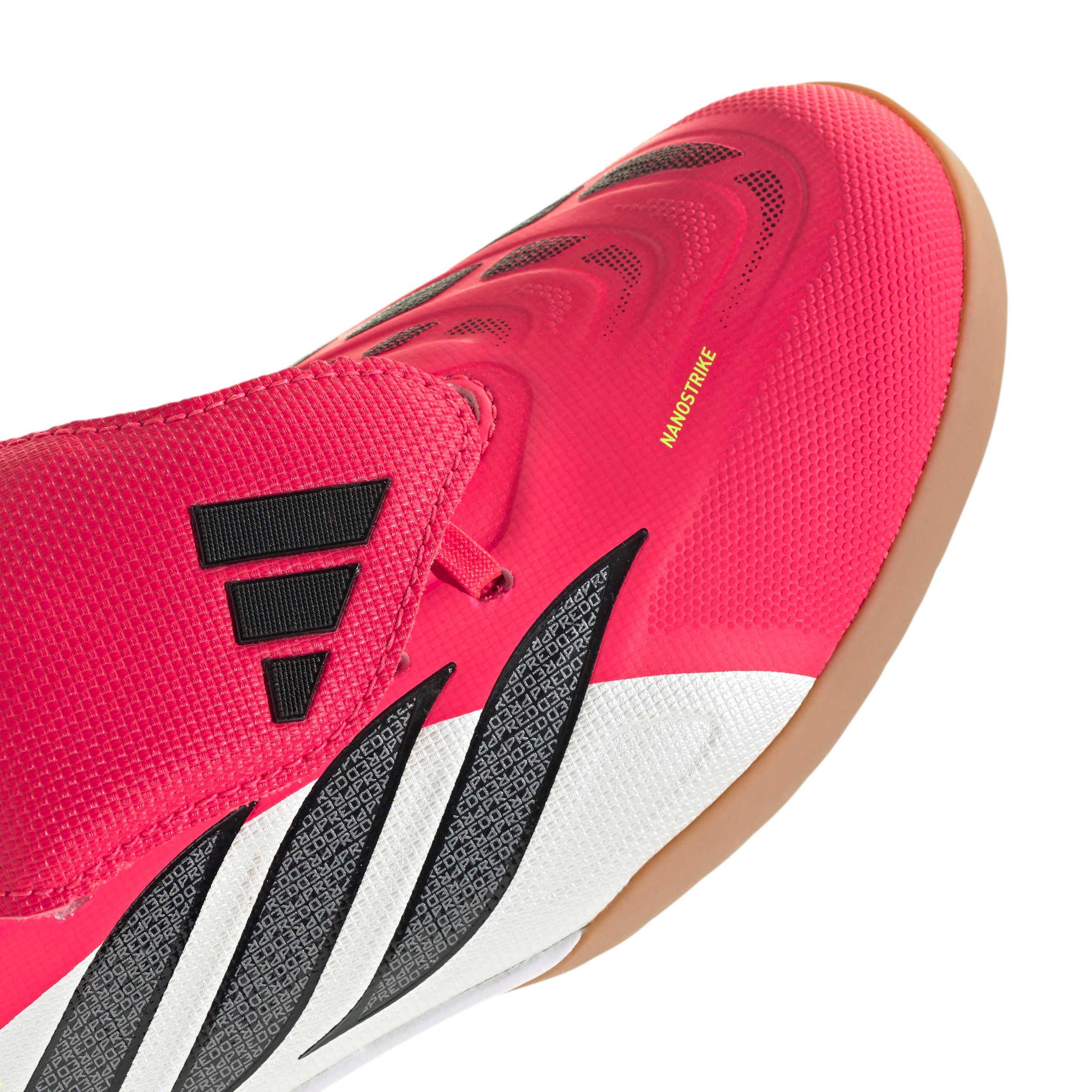 adidas Predator League FOT Indoor "Lucid Red/Core Black/Ftwr White" Preschool Kids' Soccer Shoe - RED/BLACK/WHITE Thumbnail View 8
