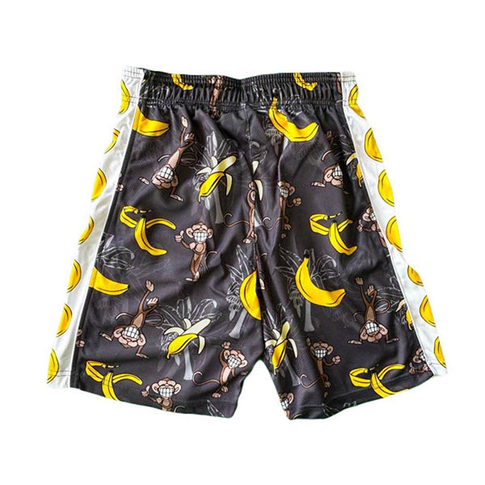 Flow Society Smiling Monkey Big Boys' Black Shorts