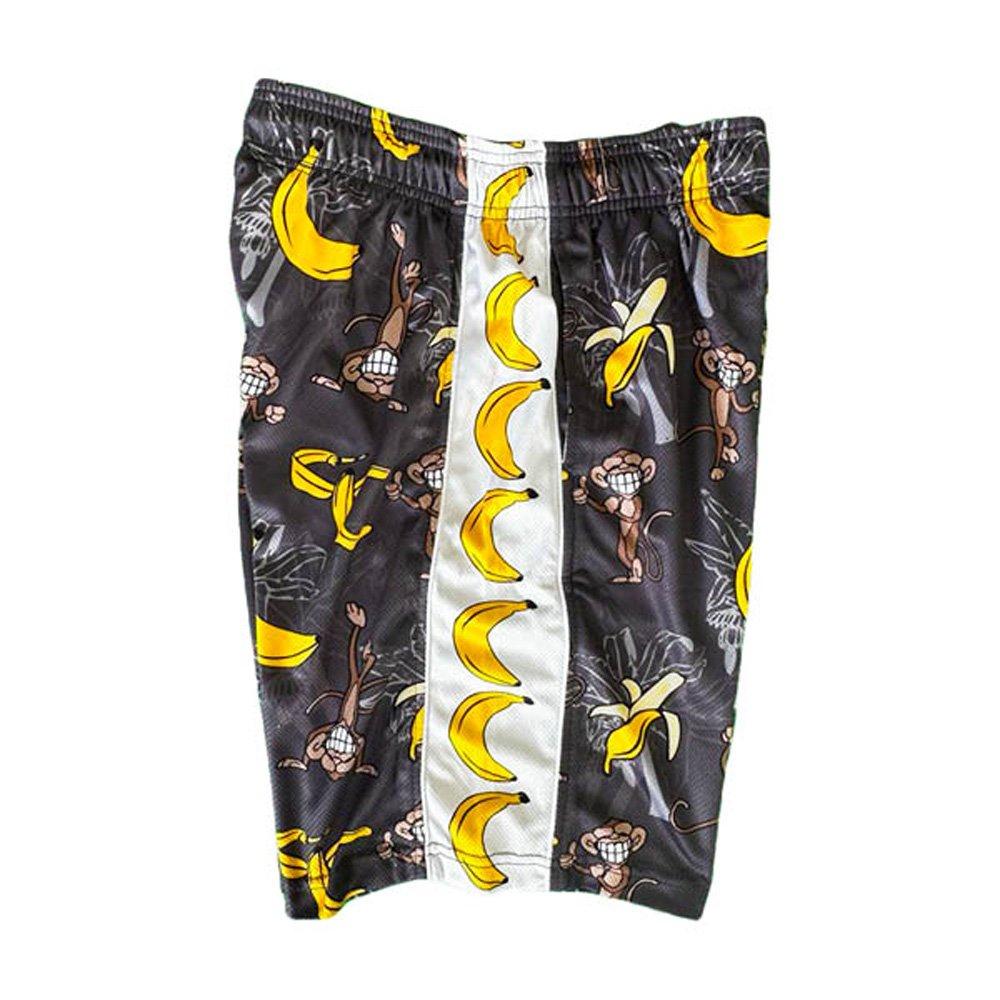 Flow Society Smiling Monkey Big Boys' Black Shorts