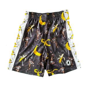 Flow Society Big Boys' Smiling Monkey Shorts -Black